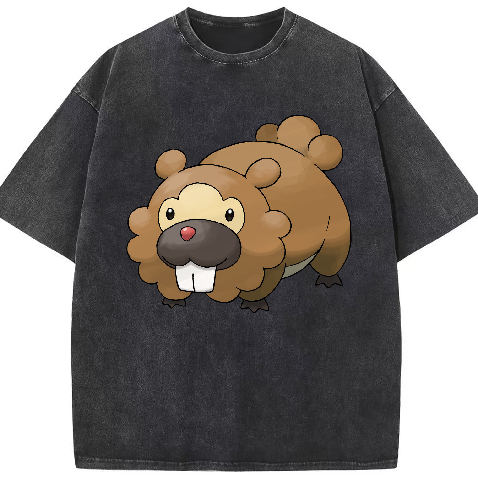 （画像用） ポケットモンスター Pokémon 綿100% ヴィンテージ風 半袖Tシャツ（フロントプリント）