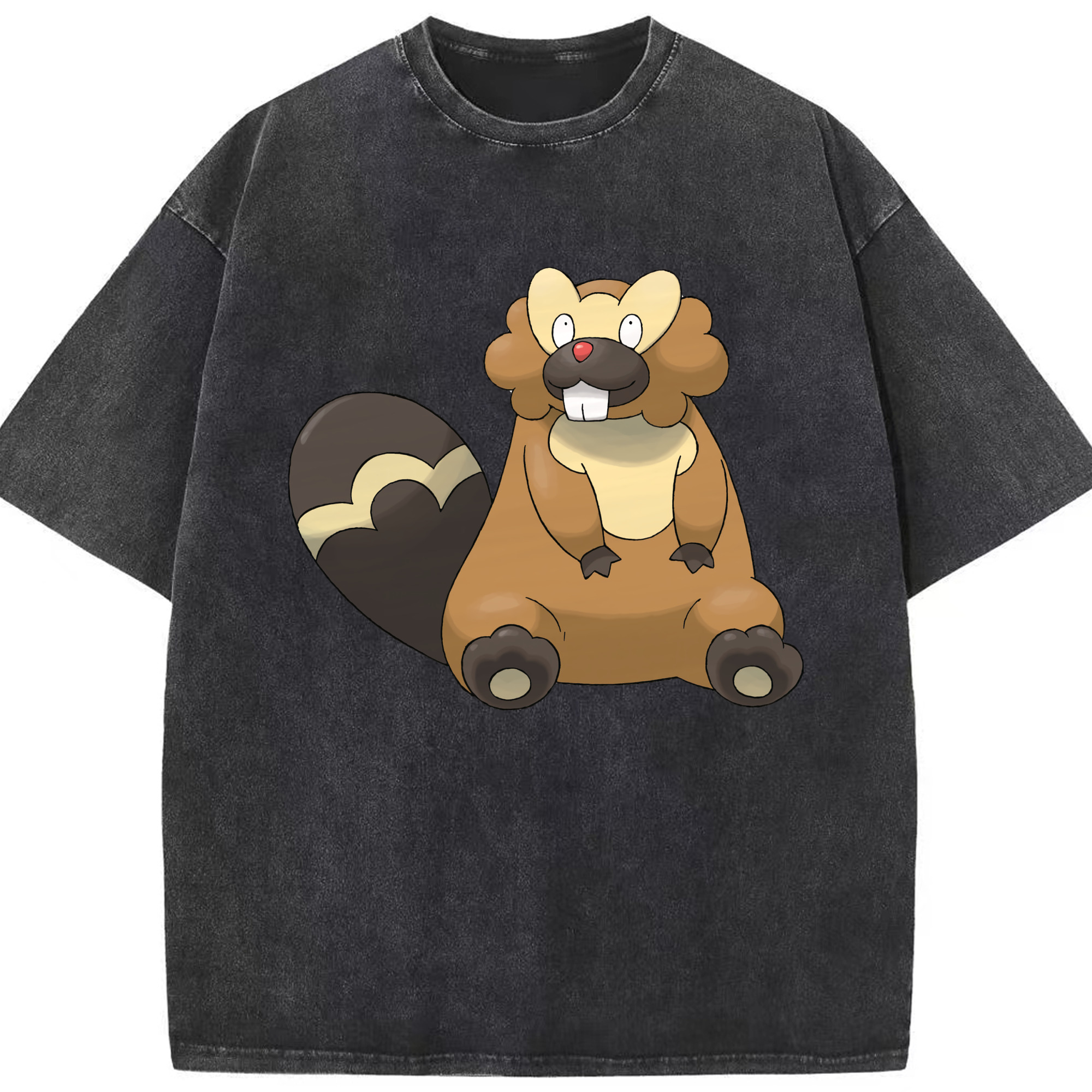 （画像用） ポケットモンスター Pokémon 綿100% ヴィンテージ風 半袖Tシャツ（フロントプリント）