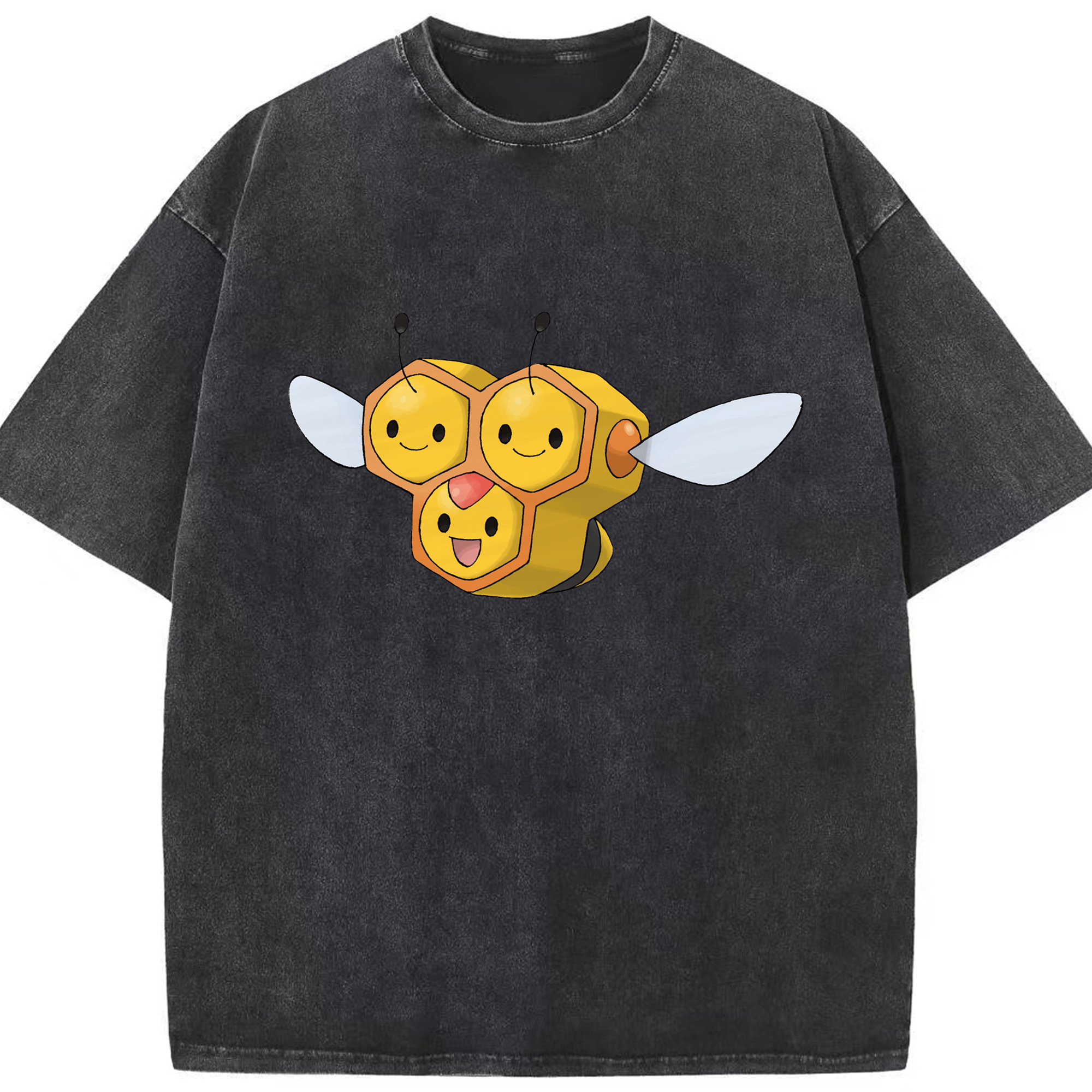 （画像用） ポケットモンスター Pokémon 綿100% ヴィンテージ風 半袖Tシャツ（フロントプリント）