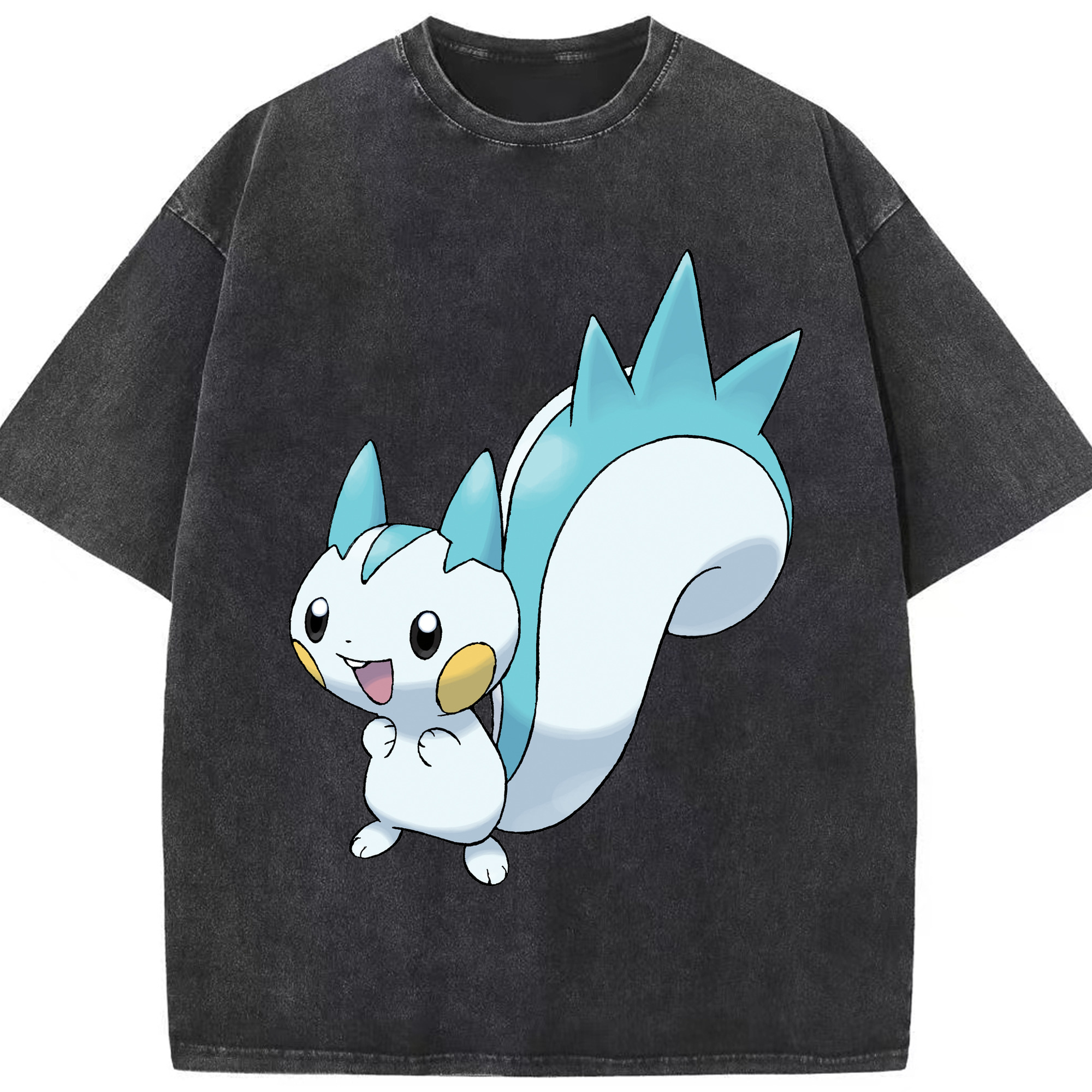 （画像用） ポケットモンスター Pokémon 綿100% ヴィンテージ風 半袖Tシャツ（フロントプリント）