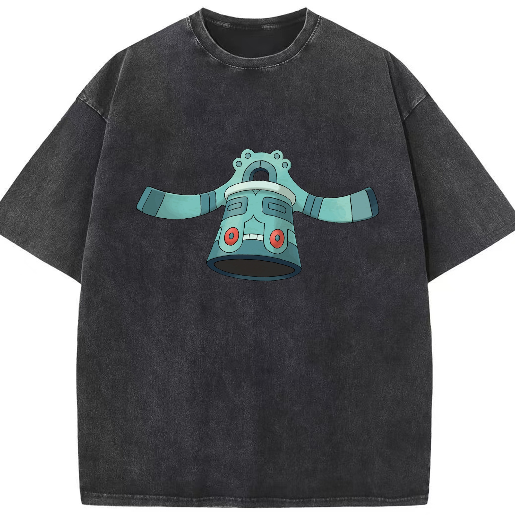 （画像用） ポケットモンスター Pokémon 綿100% ヴィンテージ風 半袖Tシャツ（フロントプリント）