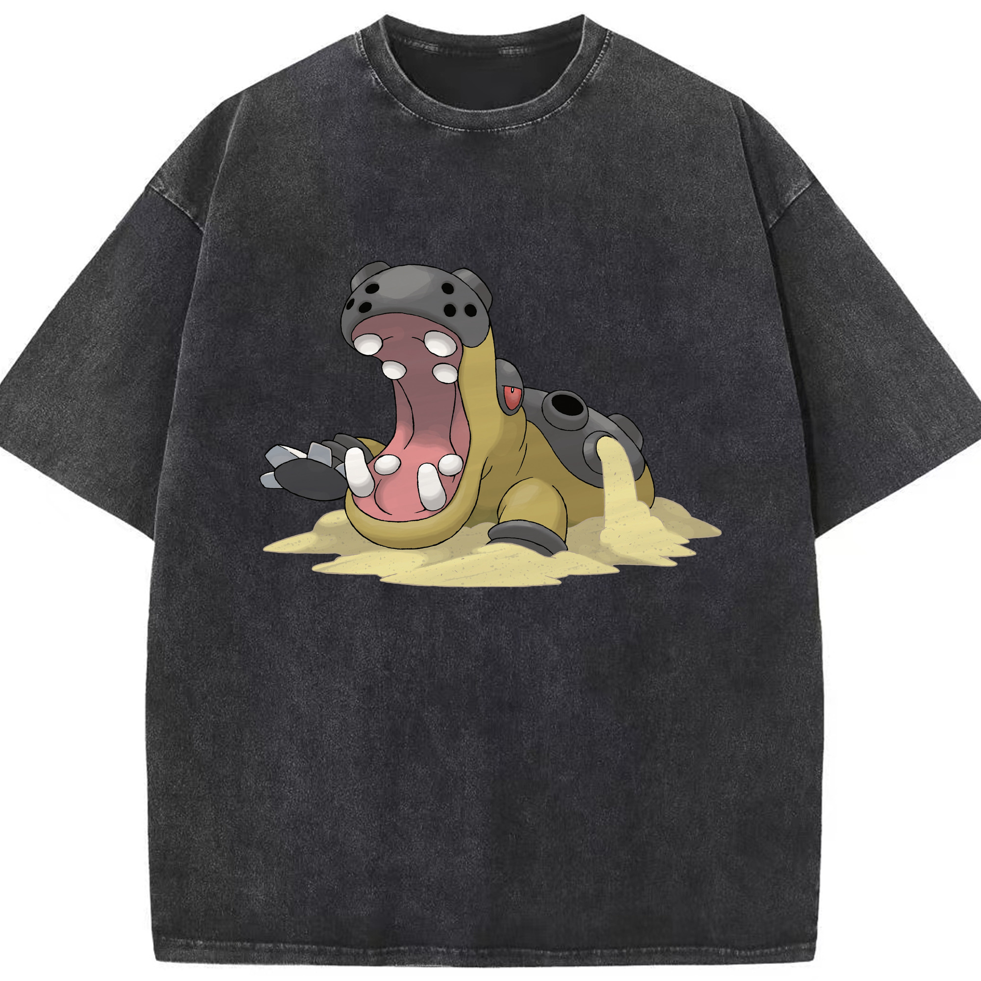 （画像用） ポケットモンスター Pokémon 綿100% ヴィンテージ風 半袖Tシャツ（フロントプリント）