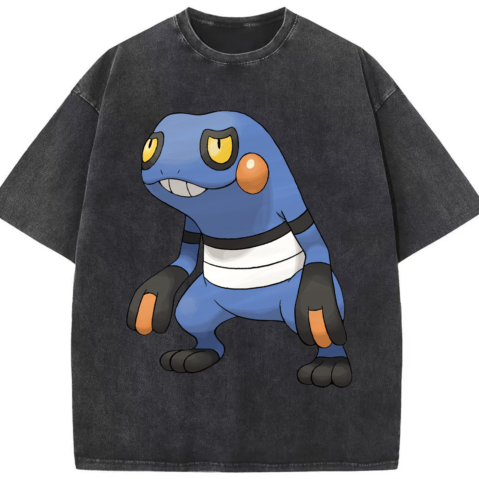 （画像用） ポケットモンスター Pokémon 綿100% ヴィンテージ風 半袖Tシャツ（フロントプリント）