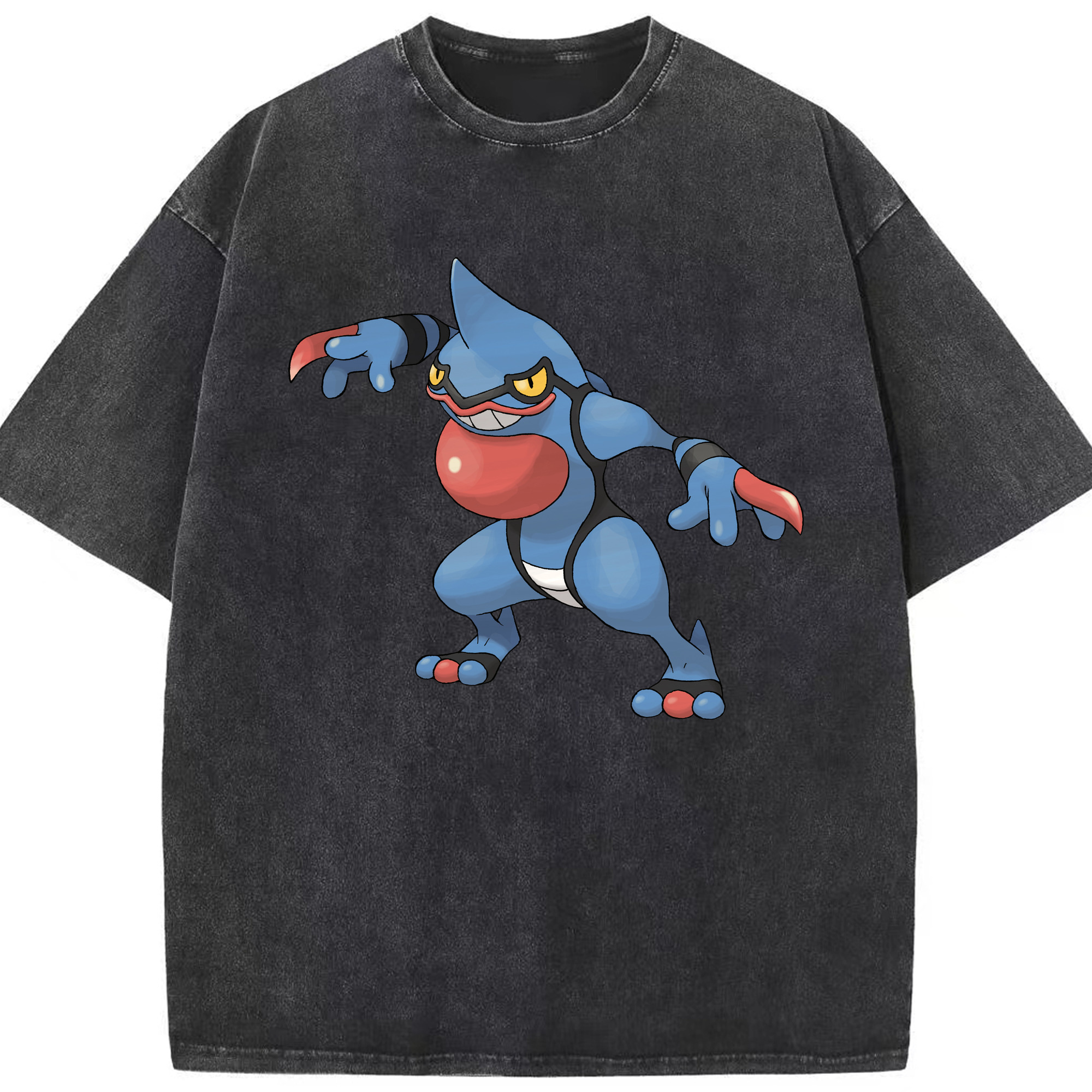 （画像用） ポケットモンスター Pokémon 綿100% ヴィンテージ風 半袖Tシャツ（フロントプリント）