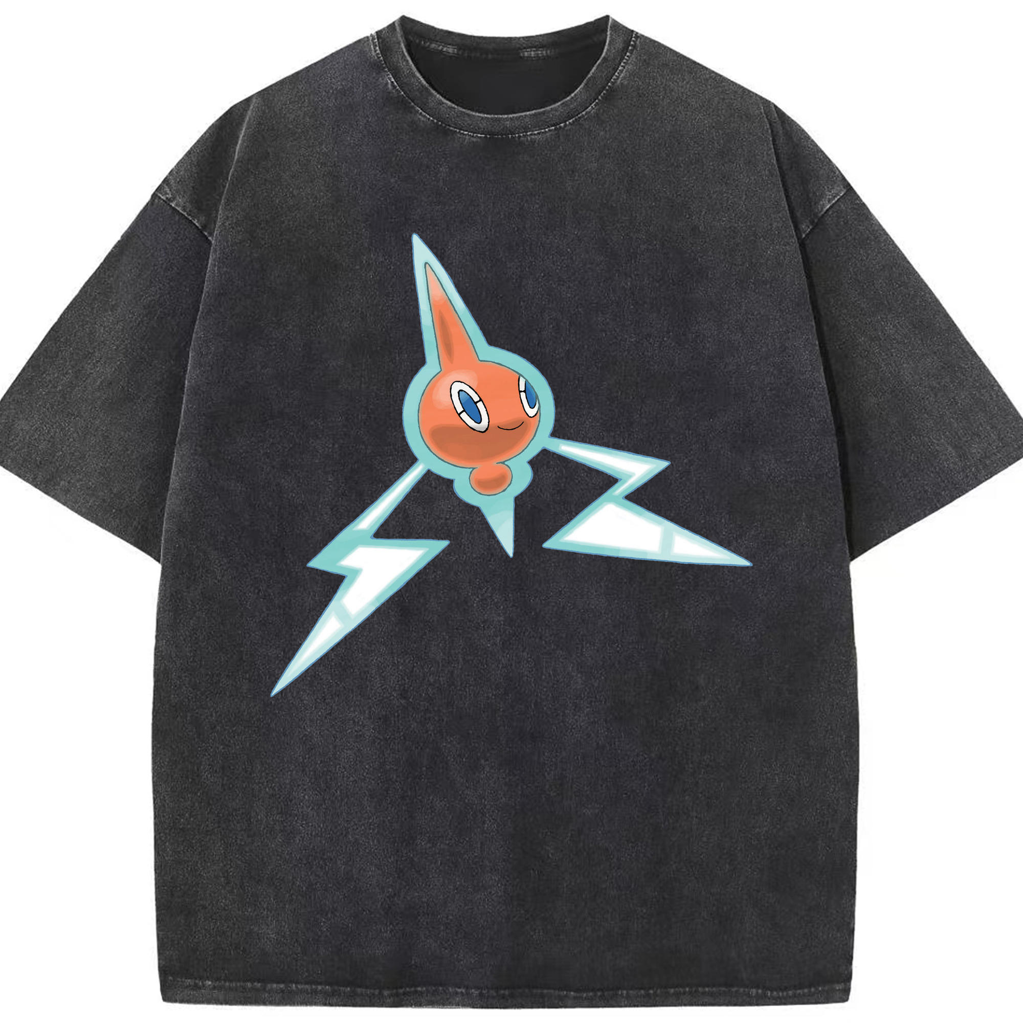 （画像用） ポケットモンスター Pokémon 綿100% ヴィンテージ風 半袖Tシャツ（フロントプリント）