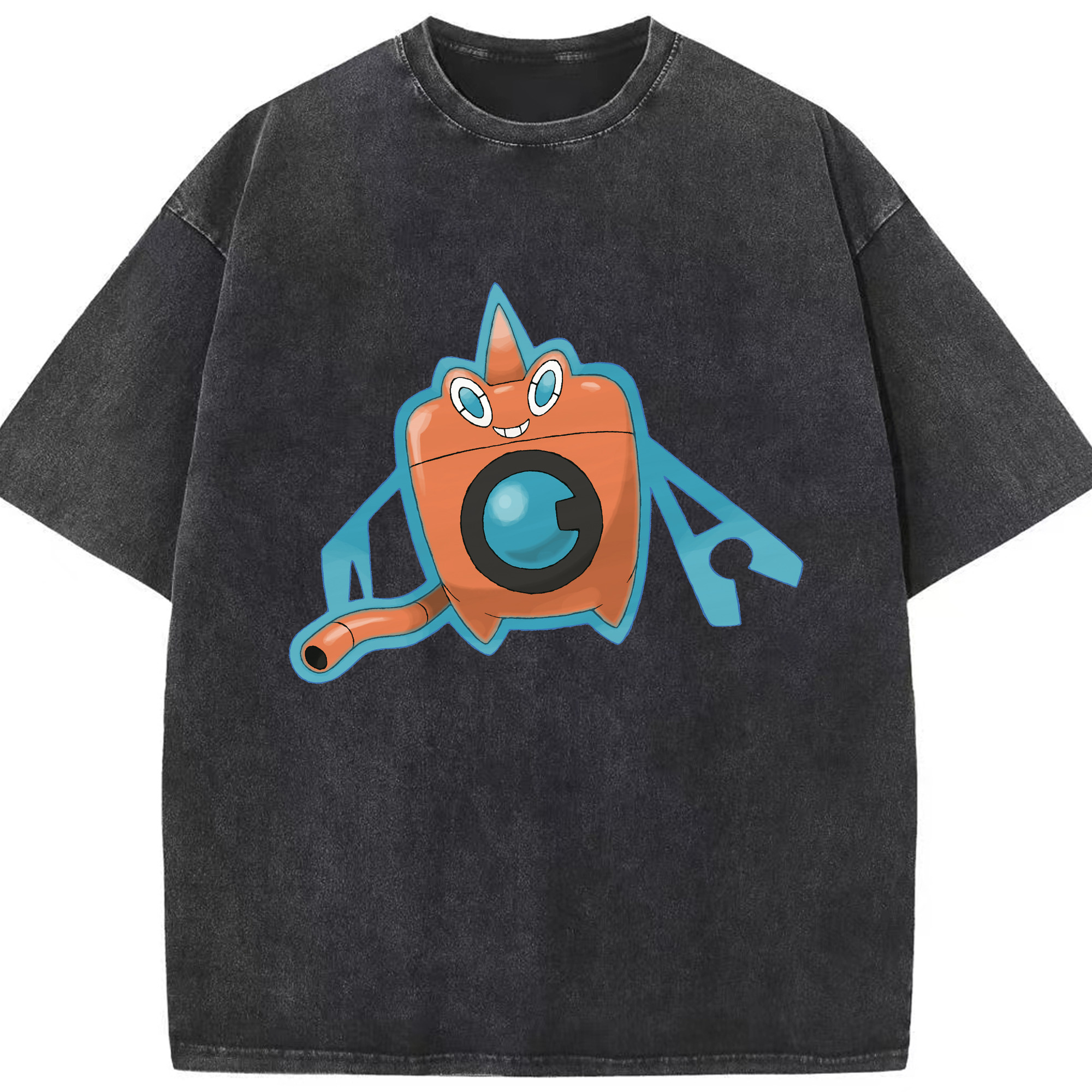 （画像用） ポケットモンスター Pokémon 綿100% ヴィンテージ風 半袖Tシャツ（フロントプリント）