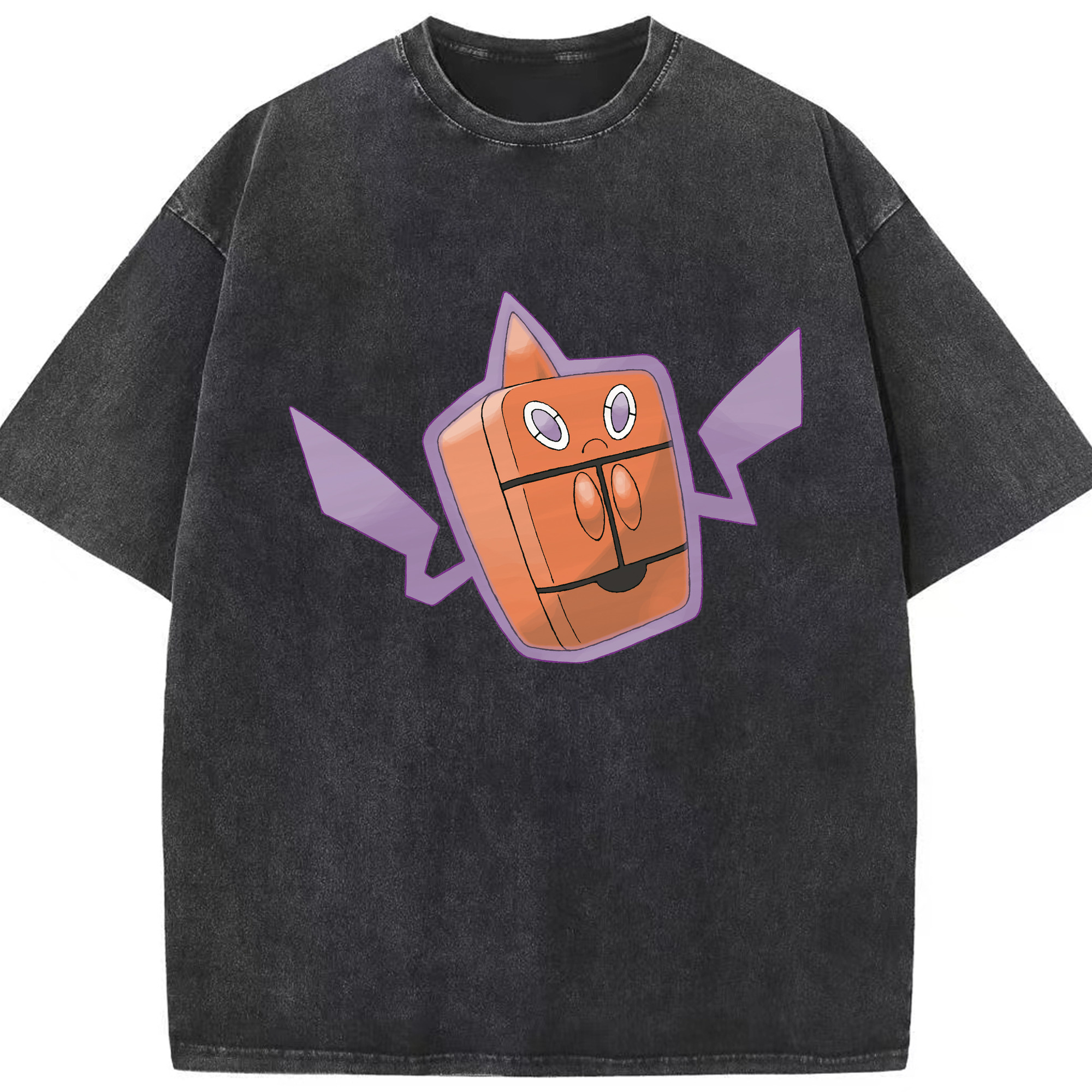 （画像用） ポケットモンスター Pokémon 綿100% ヴィンテージ風 半袖Tシャツ（フロントプリント）