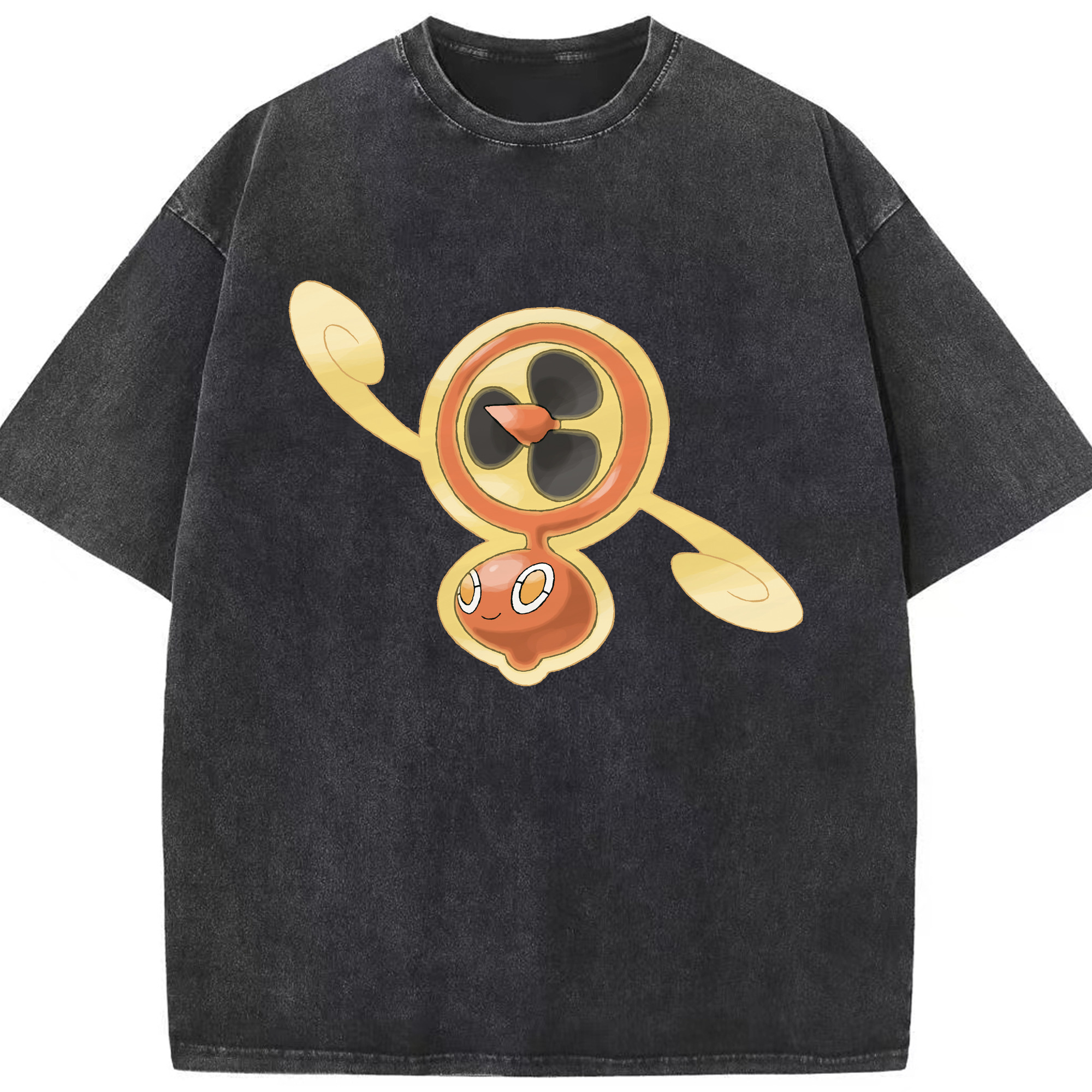 （画像用） ポケットモンスター Pokémon 綿100% ヴィンテージ風 半袖Tシャツ（フロントプリント）