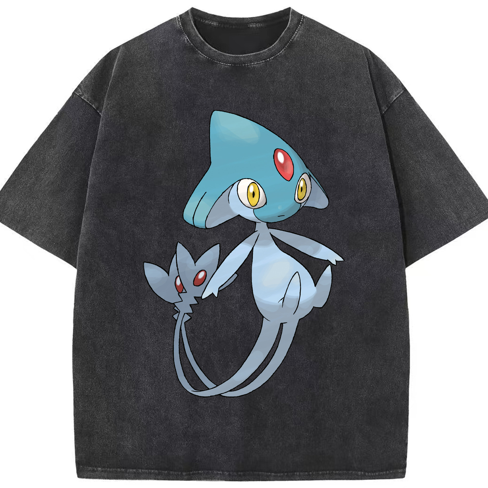 （画像用） ポケットモンスター Pokémon 綿100% ヴィンテージ風 半袖Tシャツ（フロントプリント）
