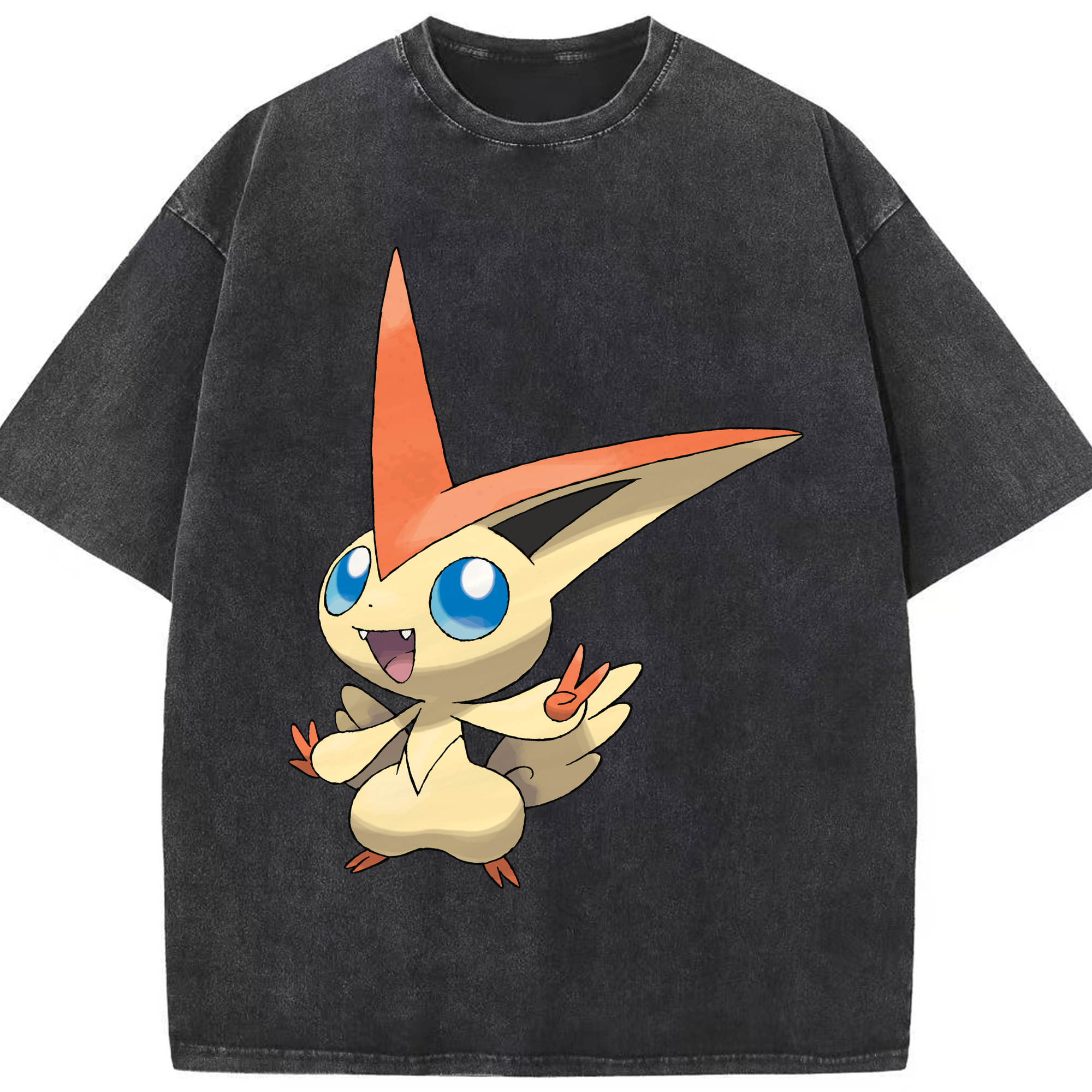 （画像用） ポケットモンスター Pokémon 綿100% ヴィンテージ風 半袖Tシャツ（フロントプリント）