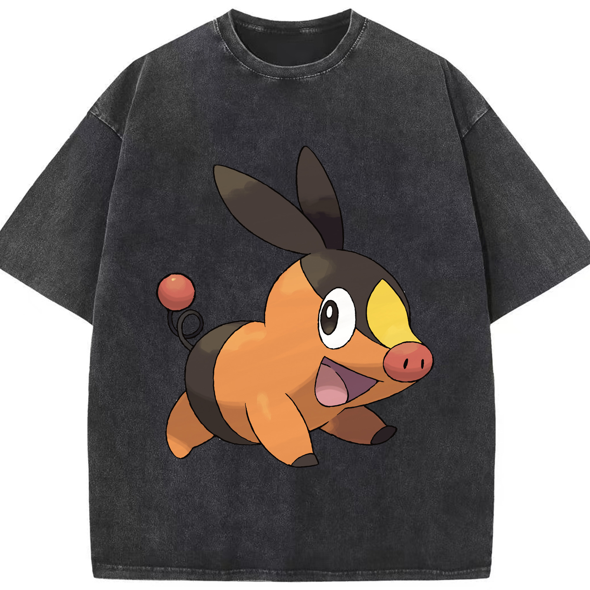 （画像用） ポケットモンスター Pokémon 綿100% ヴィンテージ風 半袖Tシャツ（フロントプリント）
