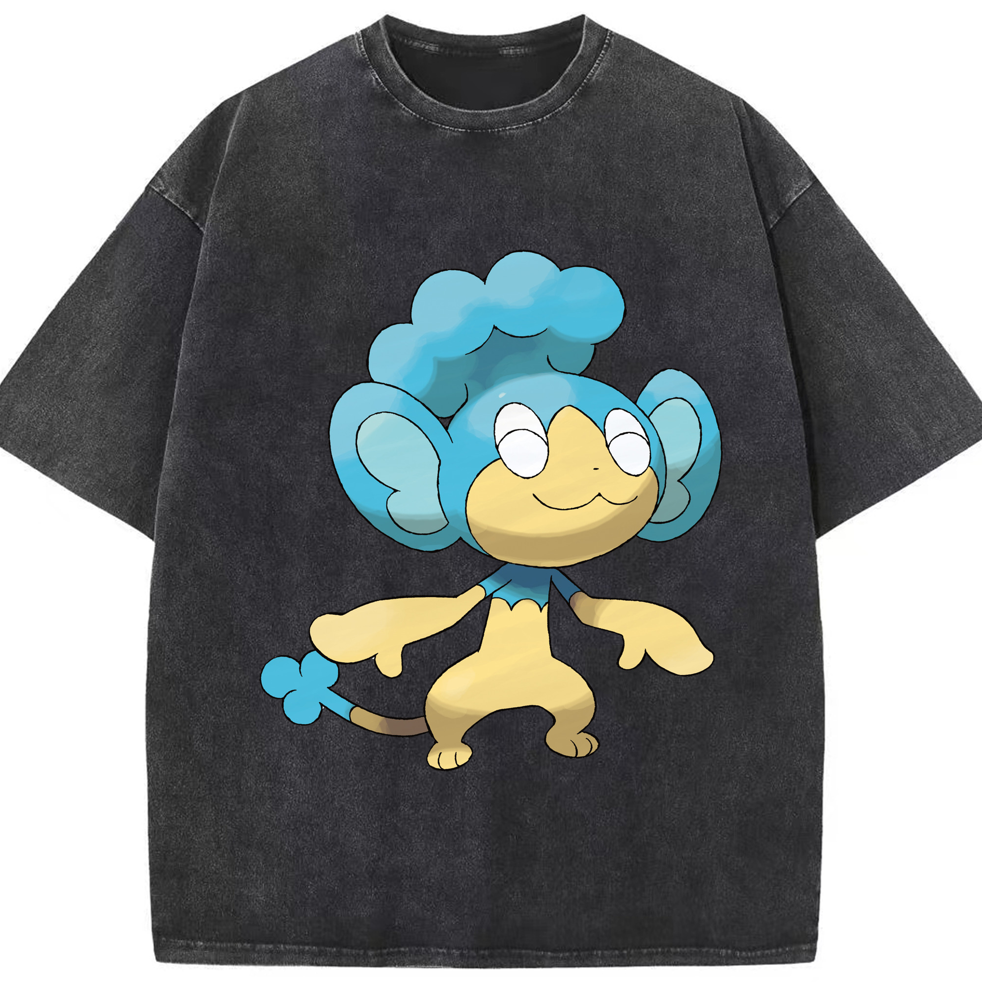 （画像用） ポケットモンスター Pokémon 綿100% ヴィンテージ風 半袖Tシャツ（フロントプリント）