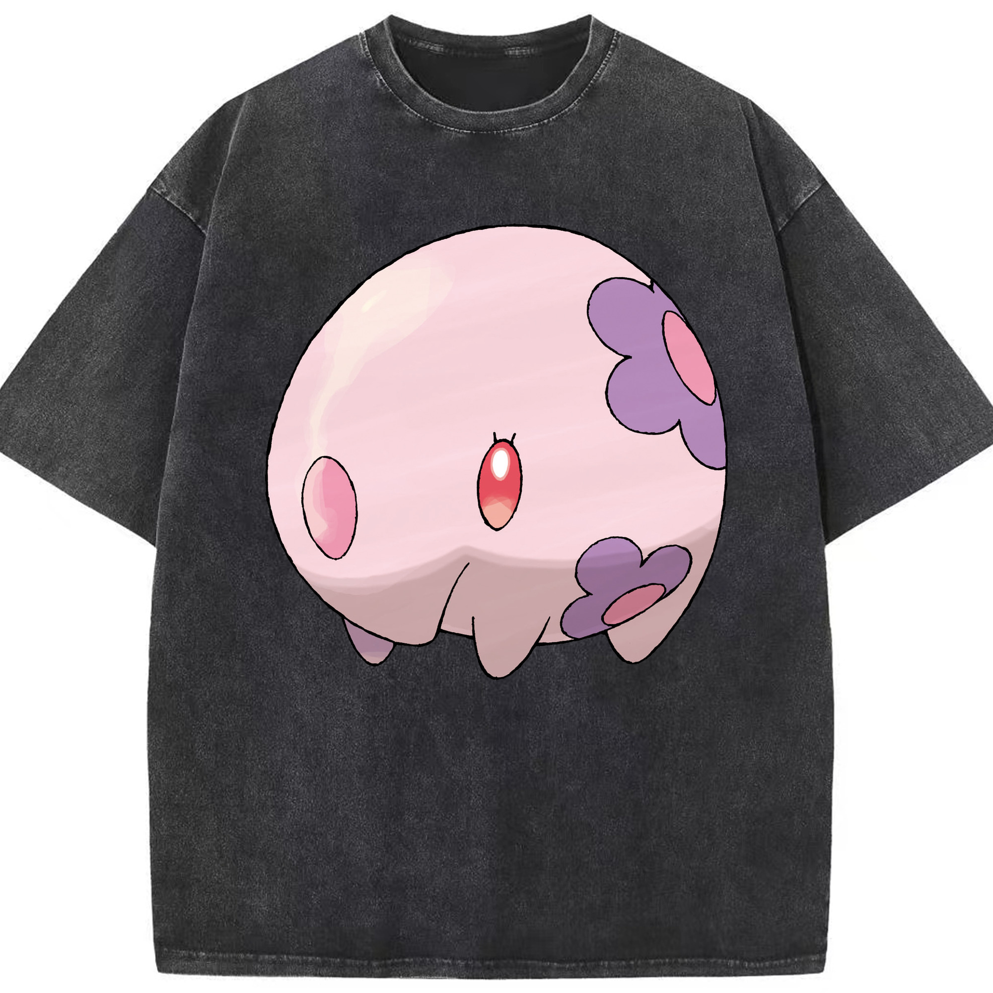 （画像用） ポケットモンスター Pokémon 綿100% ヴィンテージ風 半袖Tシャツ（フロントプリント）