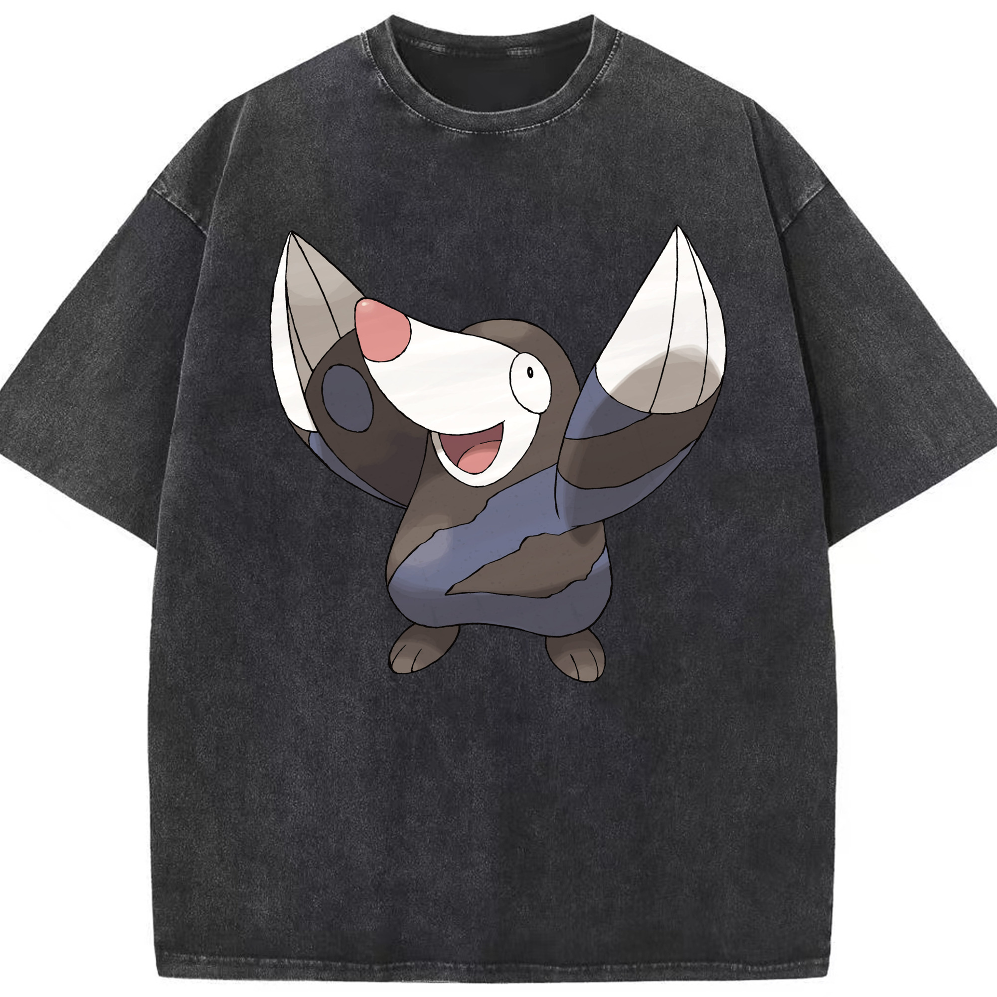 （画像用） ポケットモンスター Pokémon 綿100% ヴィンテージ風 半袖Tシャツ（フロントプリント）