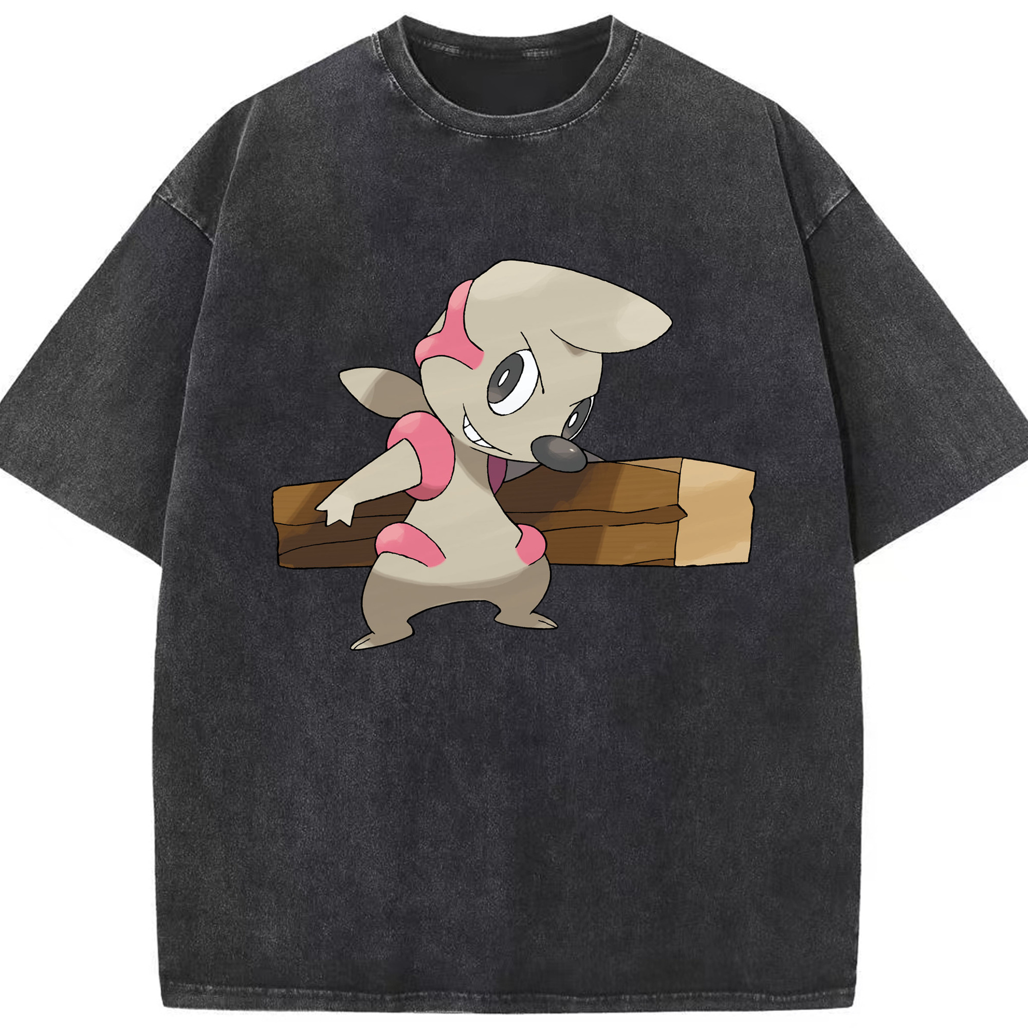 （画像用） ポケットモンスター Pokémon 綿100% ヴィンテージ風 半袖Tシャツ（フロントプリント）