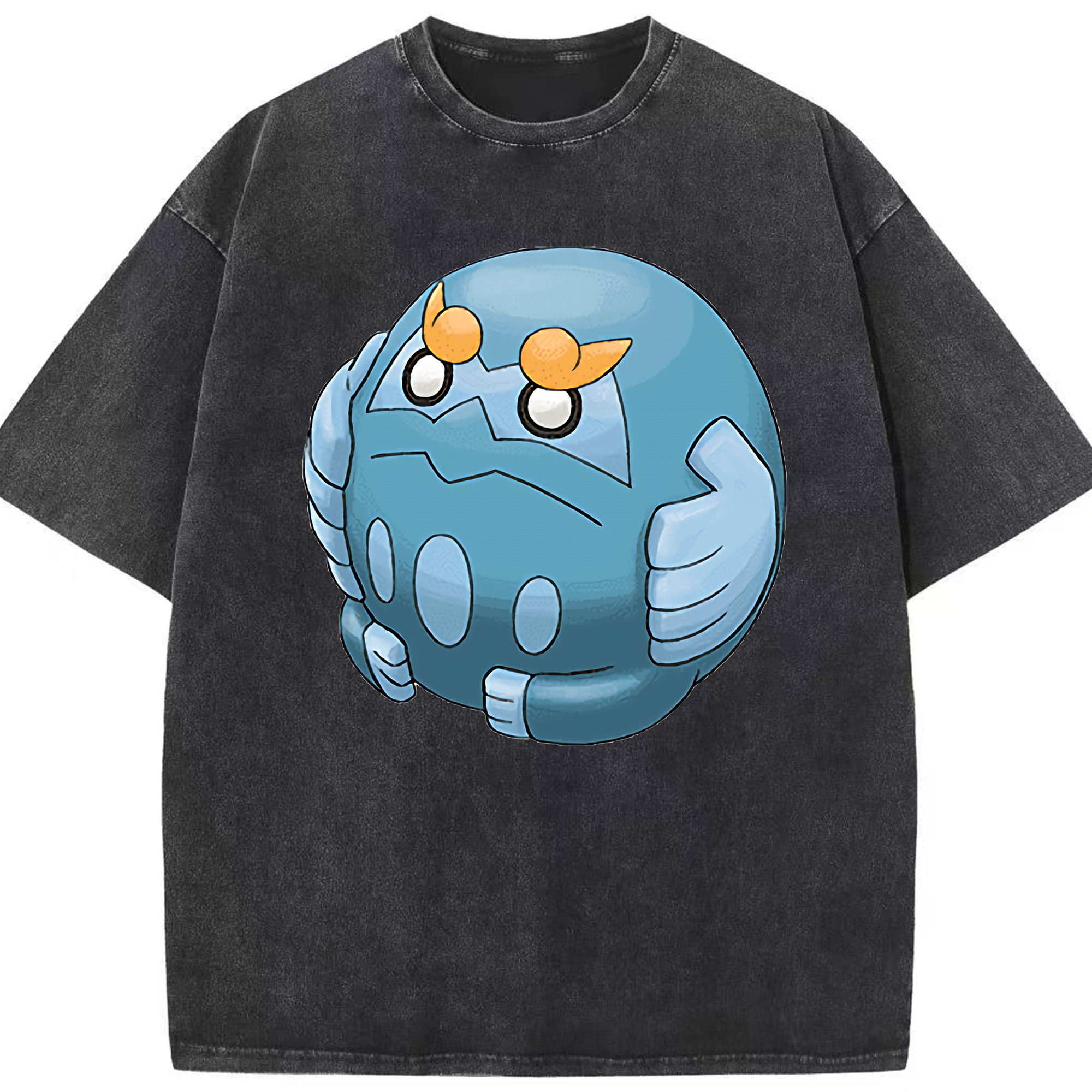 （画像用） ポケットモンスター Pokémon 綿100% ヴィンテージ風 半袖Tシャツ（フロントプリント）