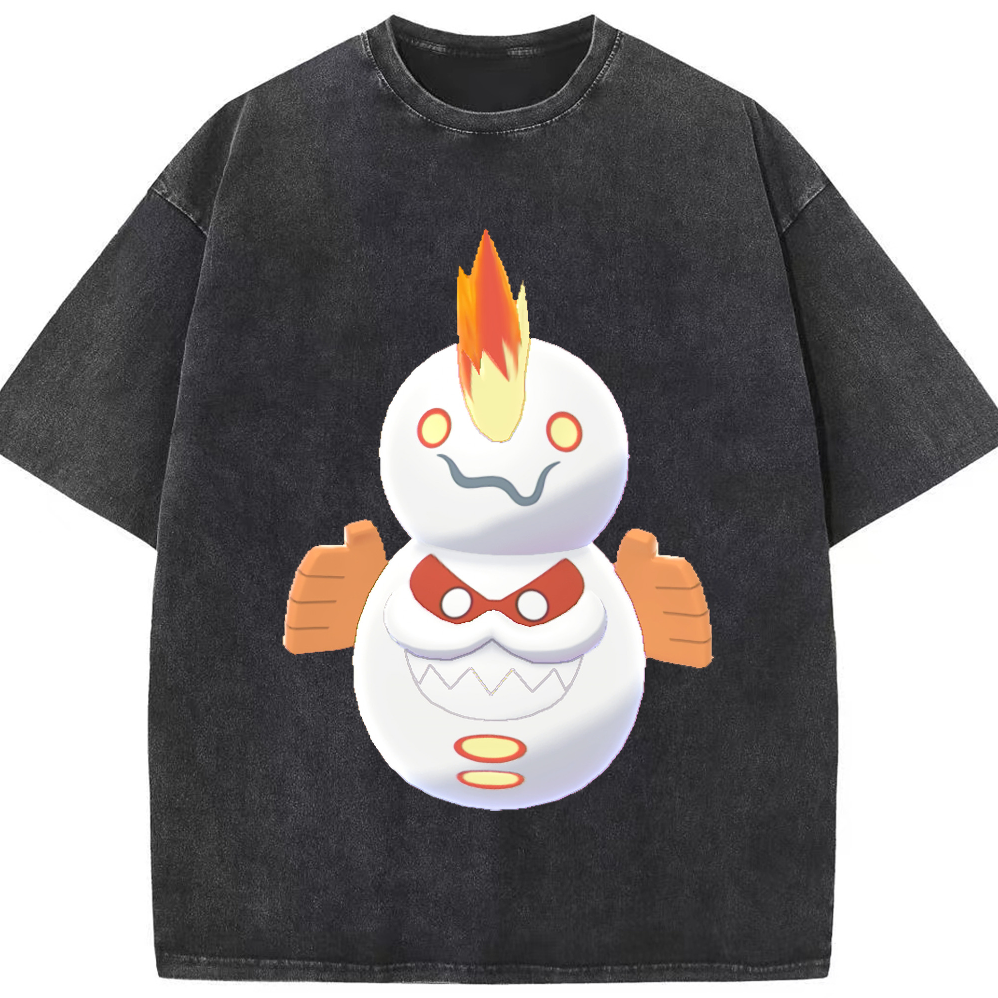 （画像用） ポケットモンスター Pokémon 綿100% ヴィンテージ風 半袖Tシャツ（フロントプリント）