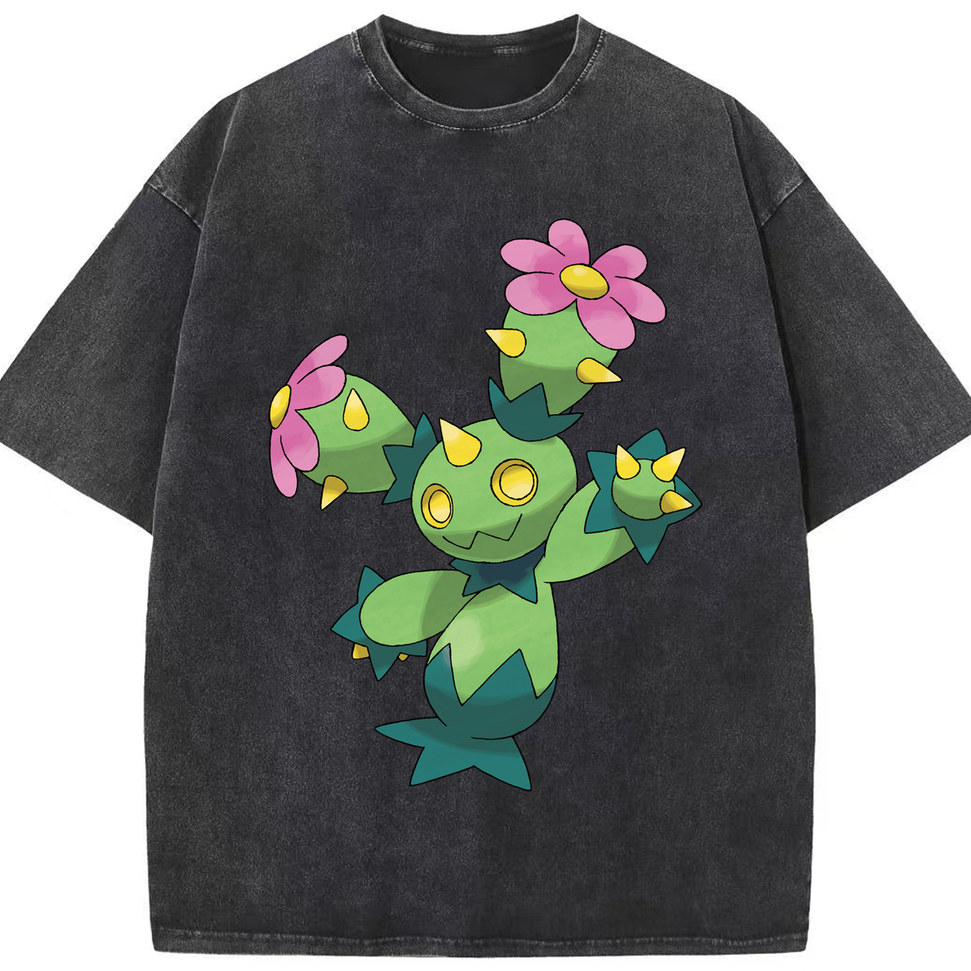 （画像用） ポケットモンスター Pokémon 綿100% ヴィンテージ風 半袖Tシャツ（フロントプリント）