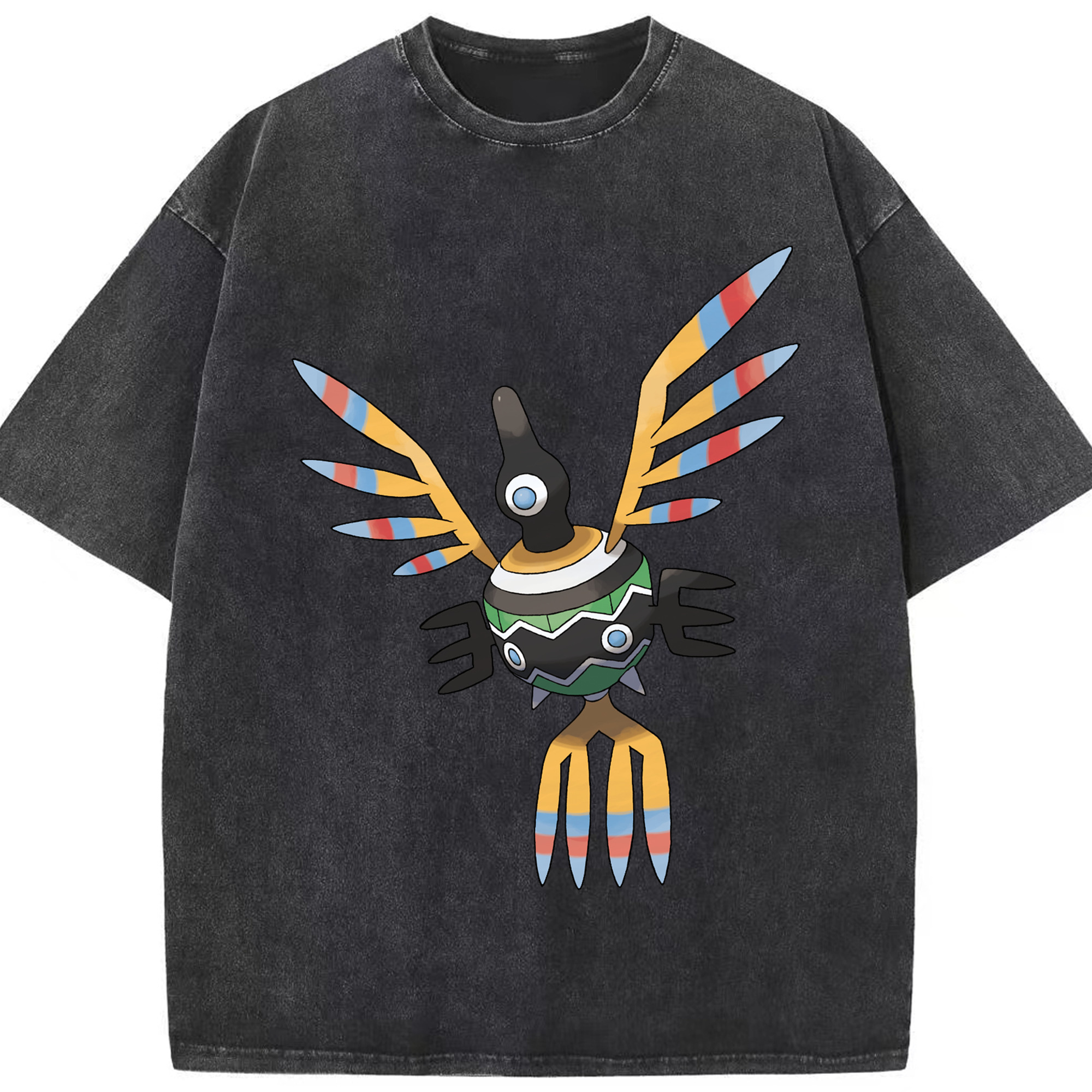 （画像用） ポケットモンスター Pokémon 綿100% ヴィンテージ風 半袖Tシャツ（フロントプリント）