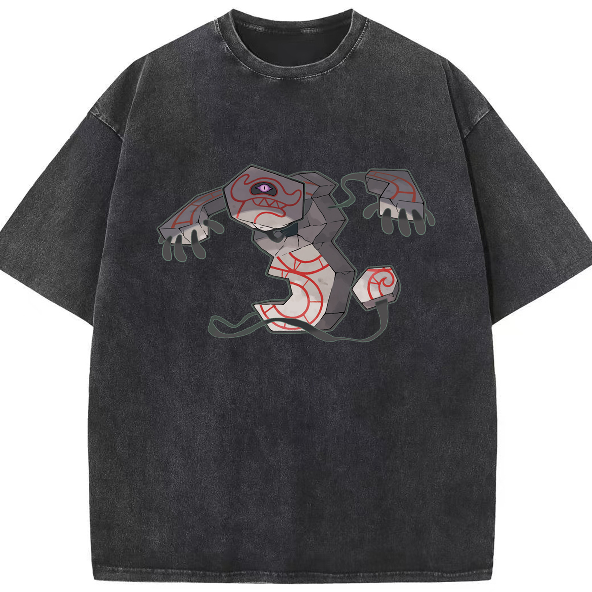 （画像用） ポケットモンスター Pokémon 綿100% ヴィンテージ風 半袖Tシャツ（フロントプリント）