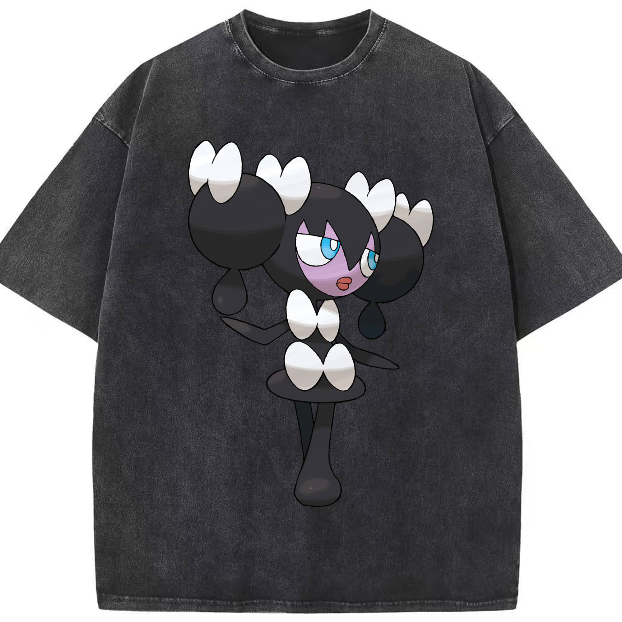 （画像用） ポケットモンスター Pokémon 綿100% ヴィンテージ風 半袖Tシャツ（フロントプリント）