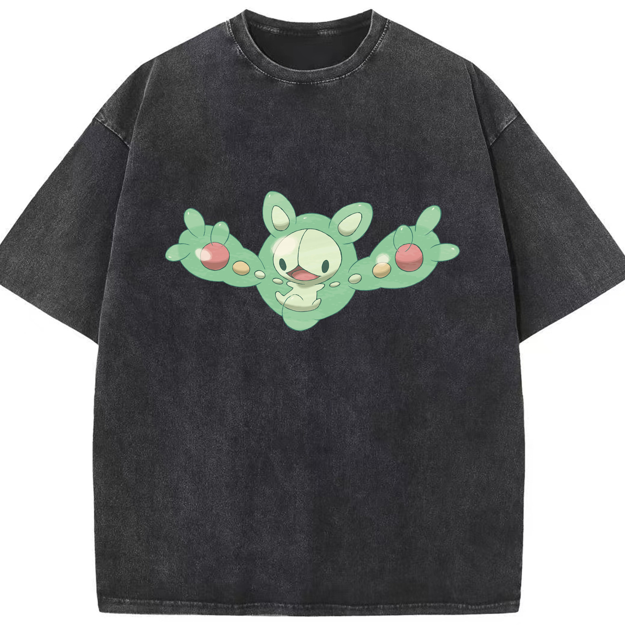 （画像用） ポケットモンスター Pokémon 綿100% ヴィンテージ風 半袖Tシャツ（フロントプリント）