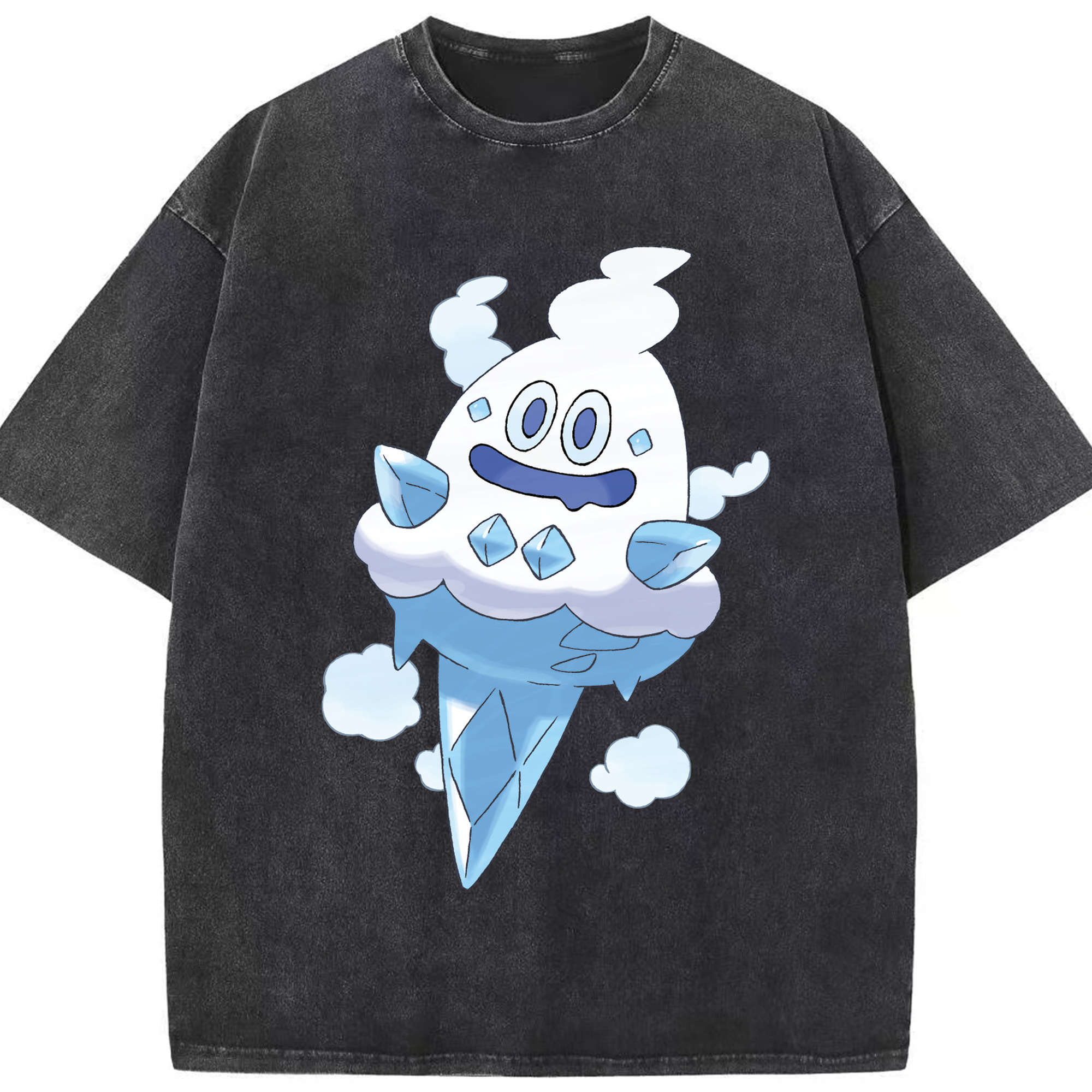 （画像用） ポケットモンスター Pokémon 綿100% ヴィンテージ風 半袖Tシャツ（フロントプリント）