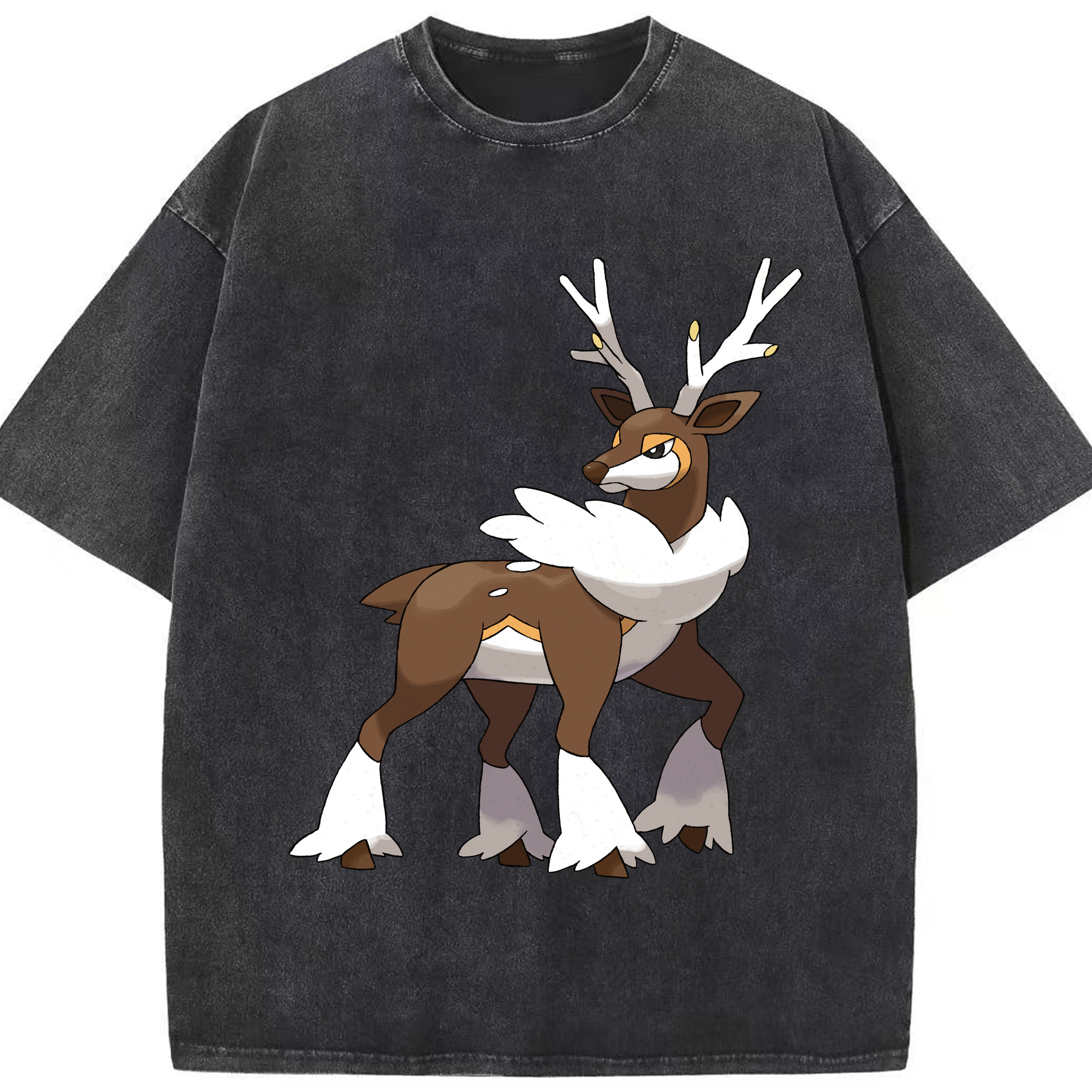 （画像用） ポケットモンスター Pokémon 綿100% ヴィンテージ風 半袖Tシャツ（フロントプリント）
