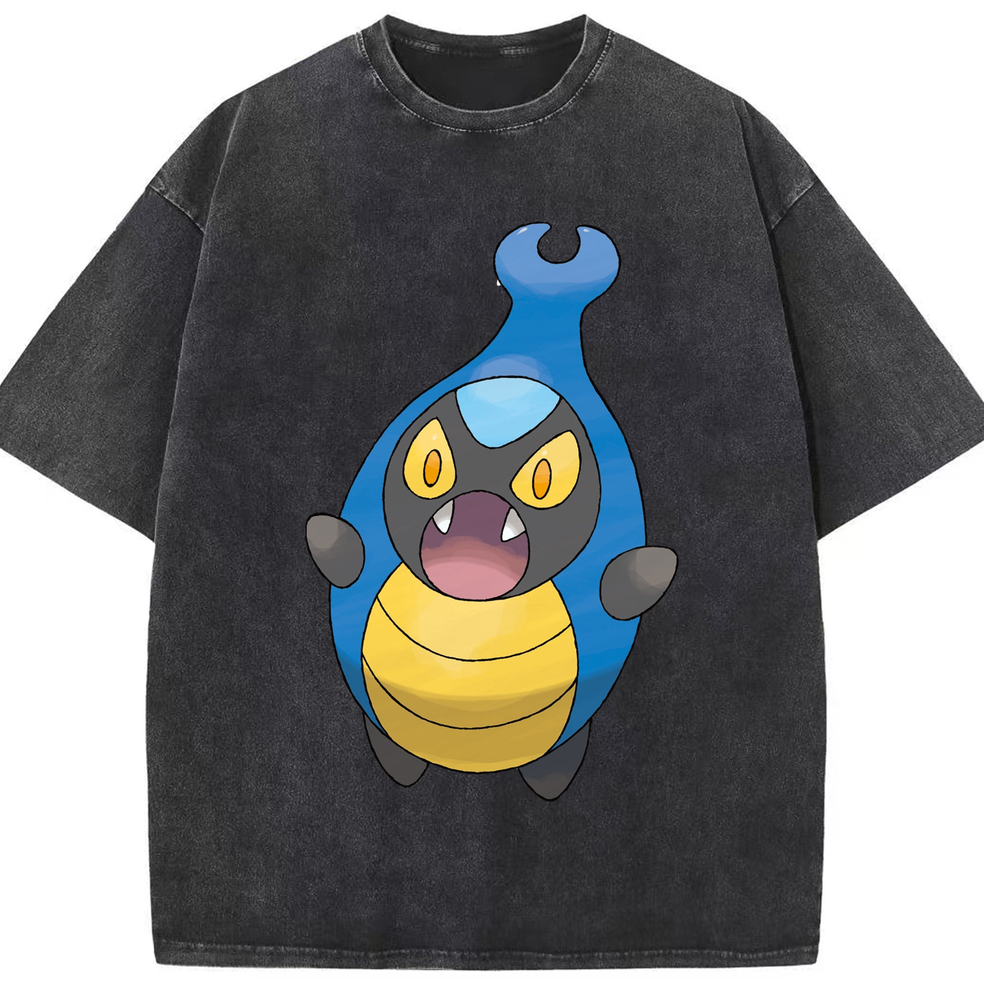 （画像用） ポケットモンスター Pokémon 綿100% ヴィンテージ風 半袖Tシャツ（フロントプリント）