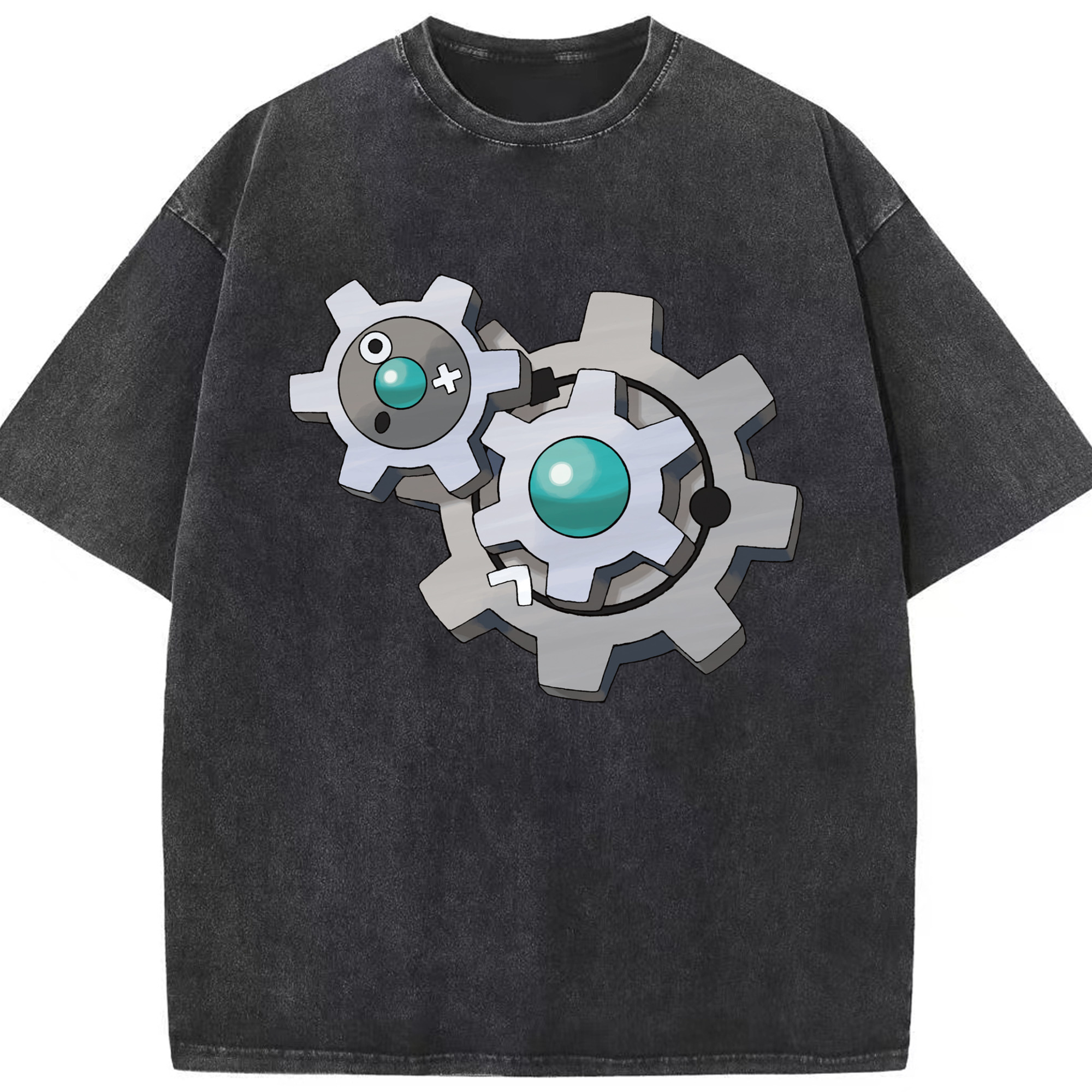 （画像用） ポケットモンスター Pokémon 綿100% ヴィンテージ風 半袖Tシャツ（フロントプリント）