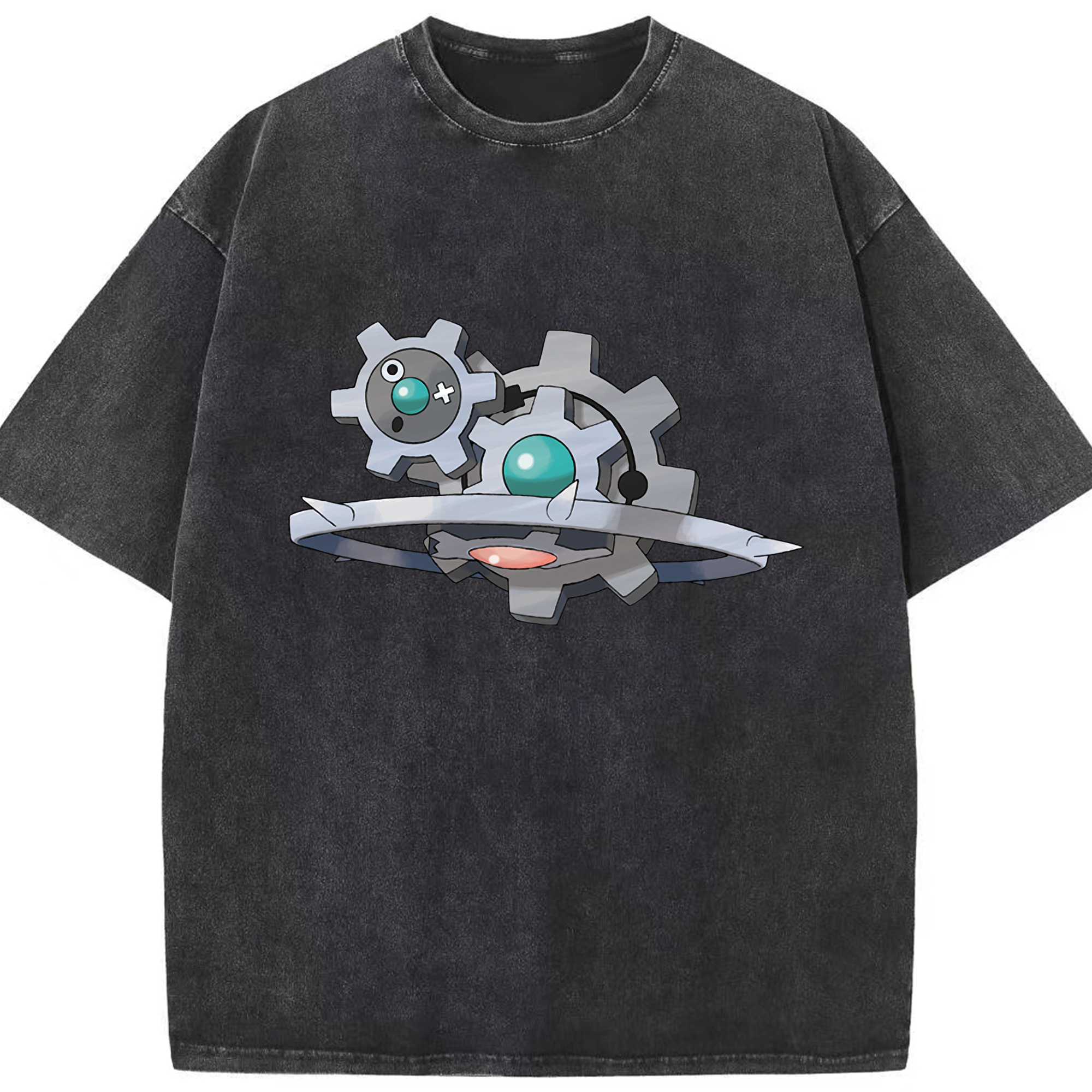 （画像用） ポケットモンスター Pokémon 綿100% ヴィンテージ風 半袖Tシャツ（フロントプリント）