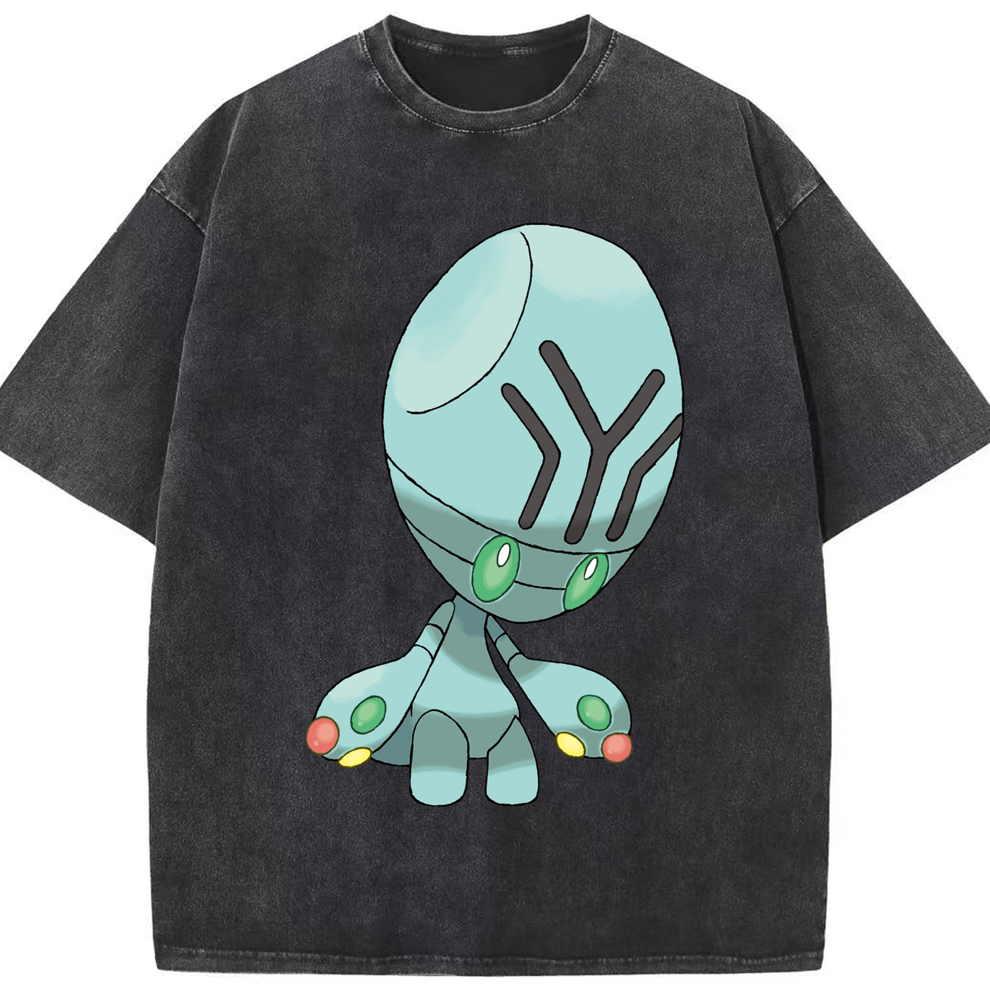 （画像用） ポケットモンスター Pokémon 綿100% ヴィンテージ風 半袖Tシャツ（フロントプリント）