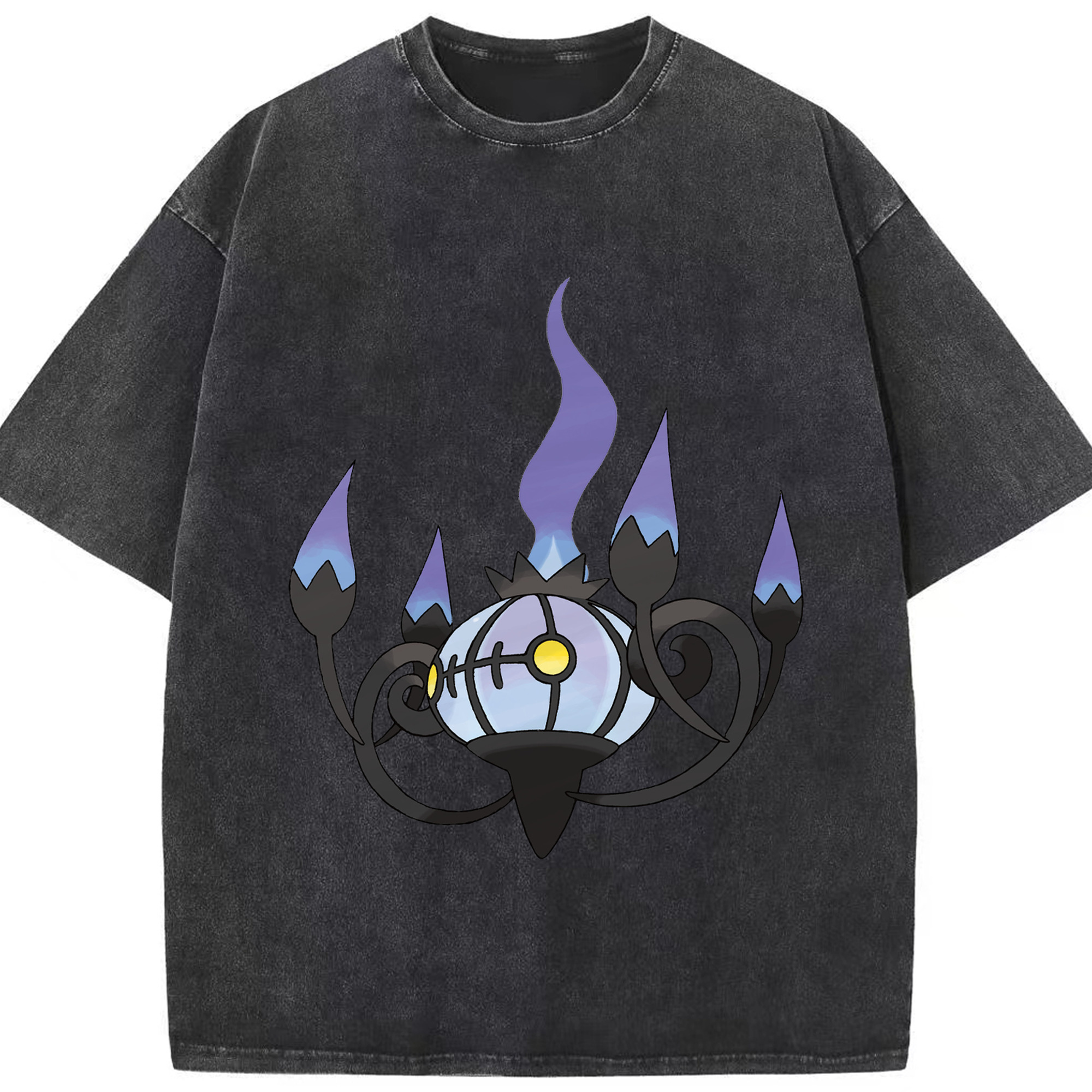 （画像用） ポケットモンスター Pokémon 綿100% ヴィンテージ風 半袖Tシャツ（フロントプリント）