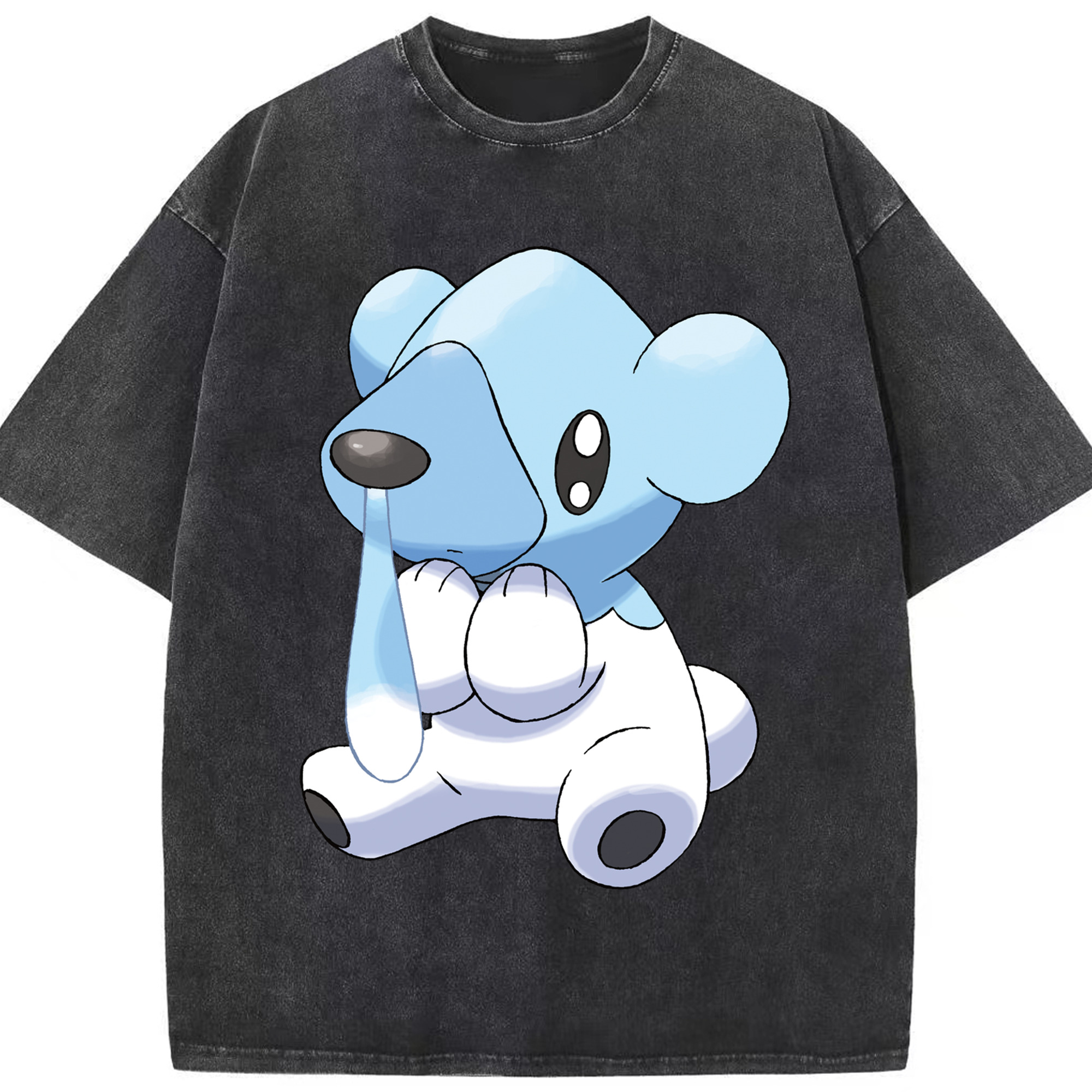 （画像用） ポケットモンスター Pokémon 綿100% ヴィンテージ風 半袖Tシャツ（フロントプリント）
