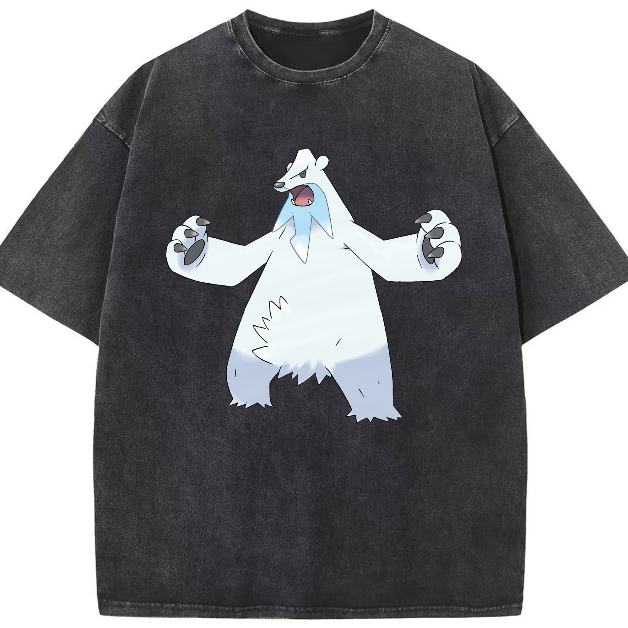 （画像用） ポケットモンスター Pokémon 綿100% ヴィンテージ風 半袖Tシャツ（フロントプリント）