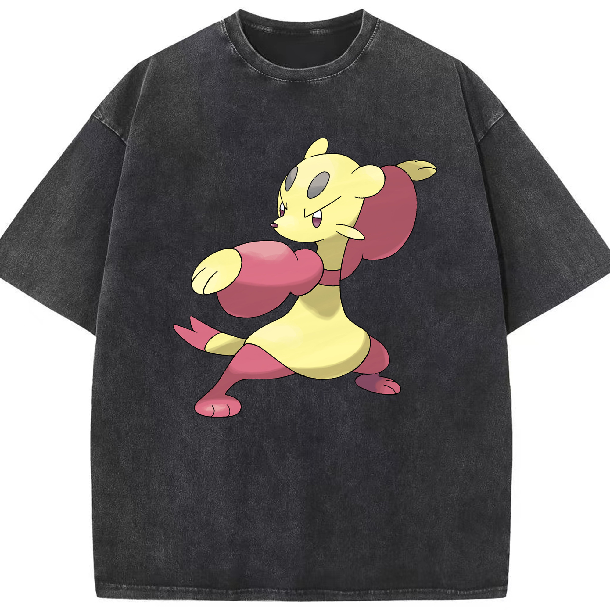 （画像用） ポケットモンスター Pokémon 綿100% ヴィンテージ風 半袖Tシャツ（フロントプリント）