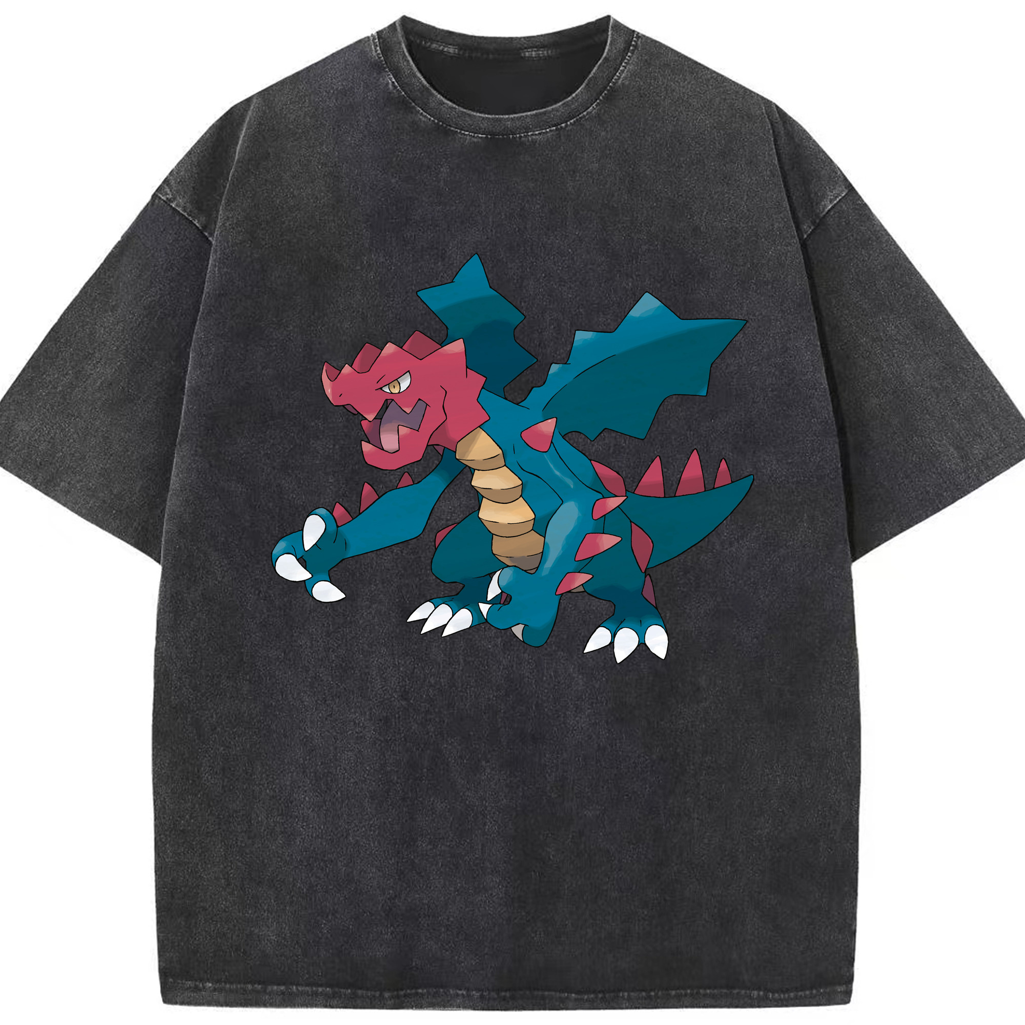 （画像用） ポケットモンスター Pokémon 綿100% ヴィンテージ風 半袖Tシャツ（フロントプリント）