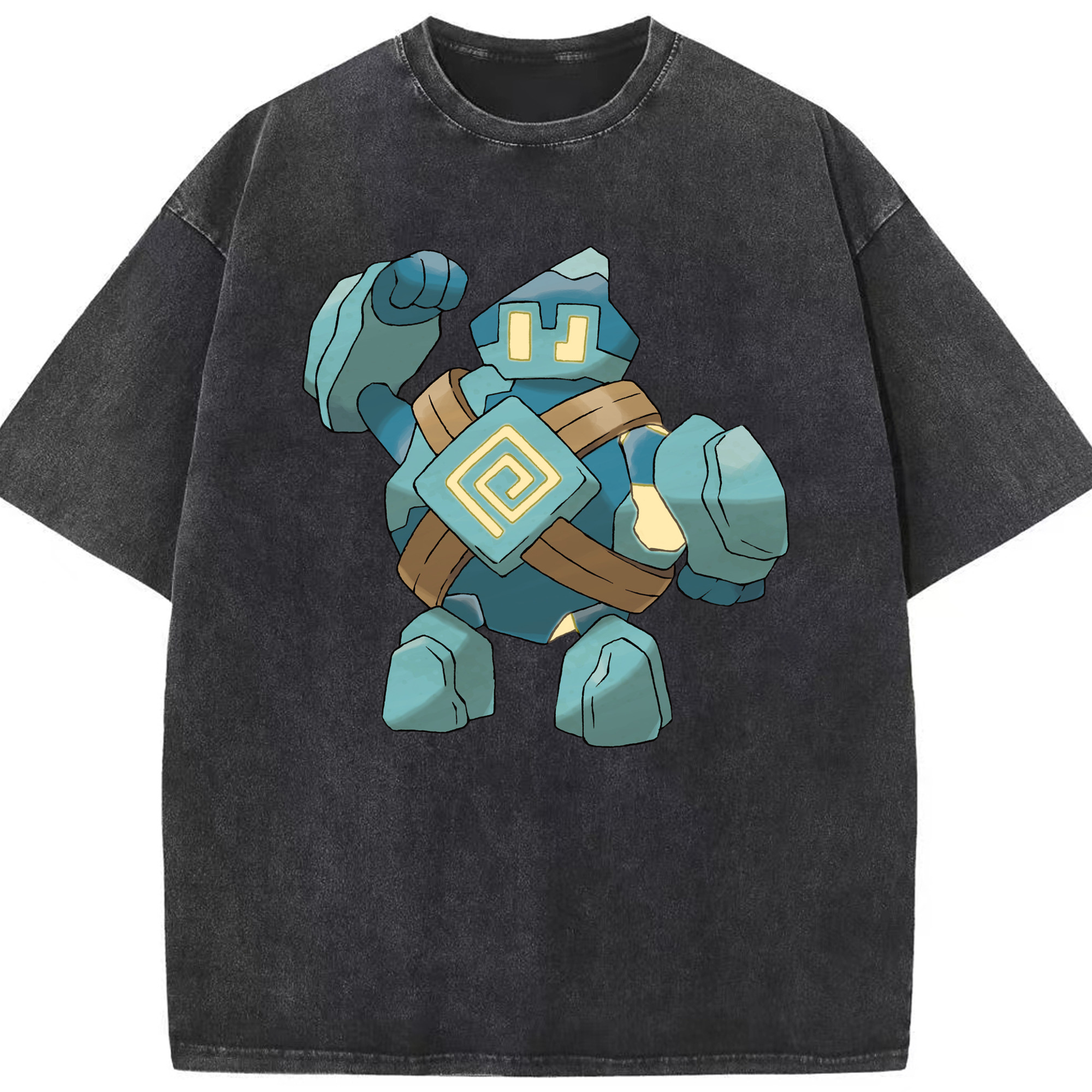 （画像用） ポケットモンスター Pokémon 綿100% ヴィンテージ風 半袖Tシャツ（フロントプリント）
