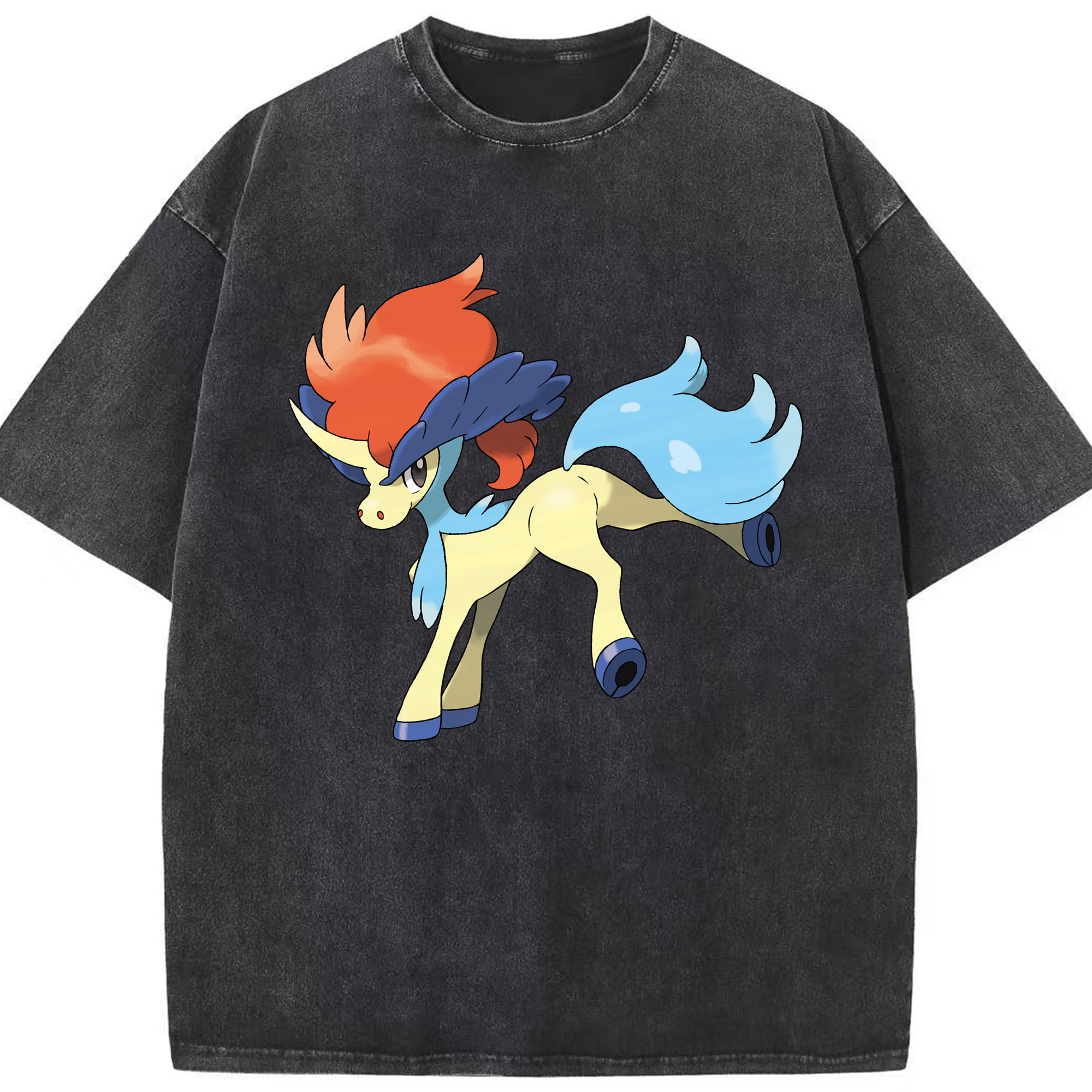 （画像用） ポケットモンスター Pokémon 綿100% ヴィンテージ風 半袖Tシャツ（フロントプリント）