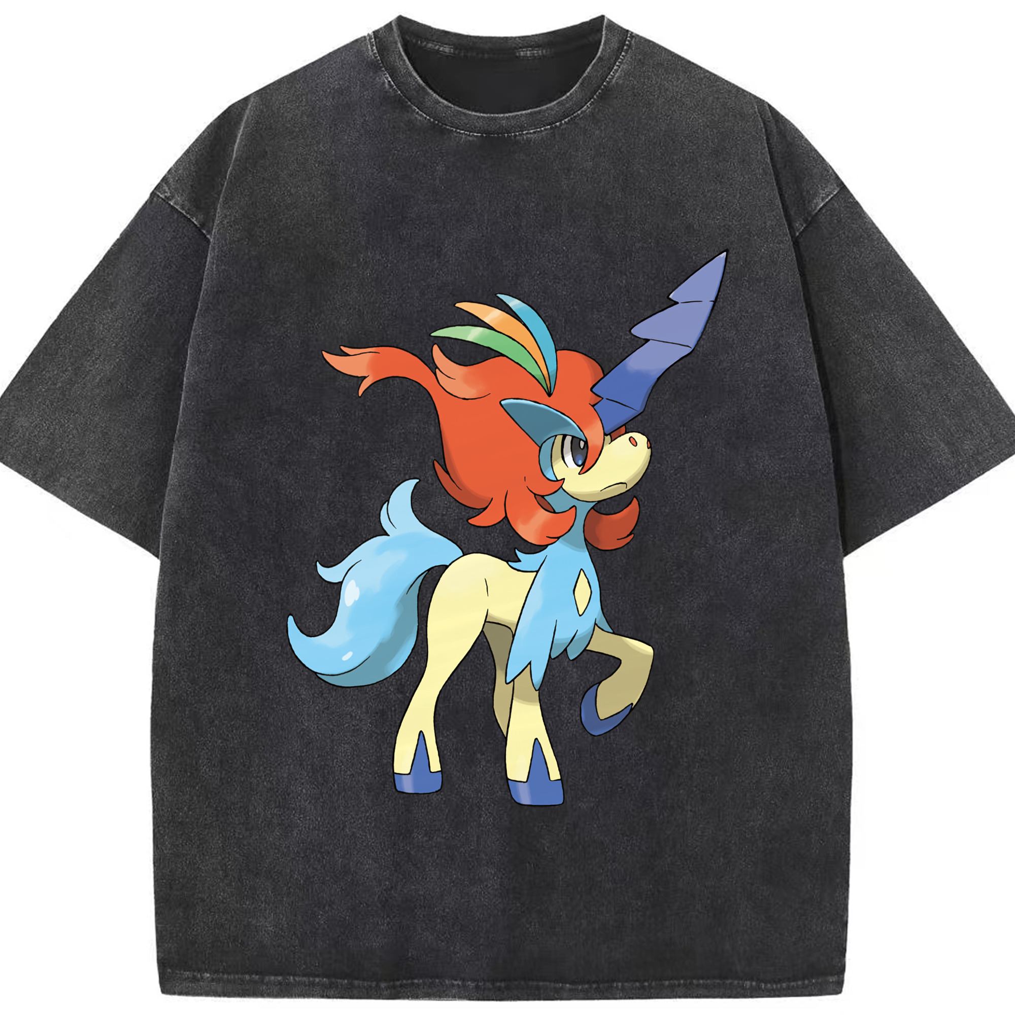 （画像用） ポケットモンスター Pokémon 綿100% ヴィンテージ風 半袖Tシャツ（フロントプリント）