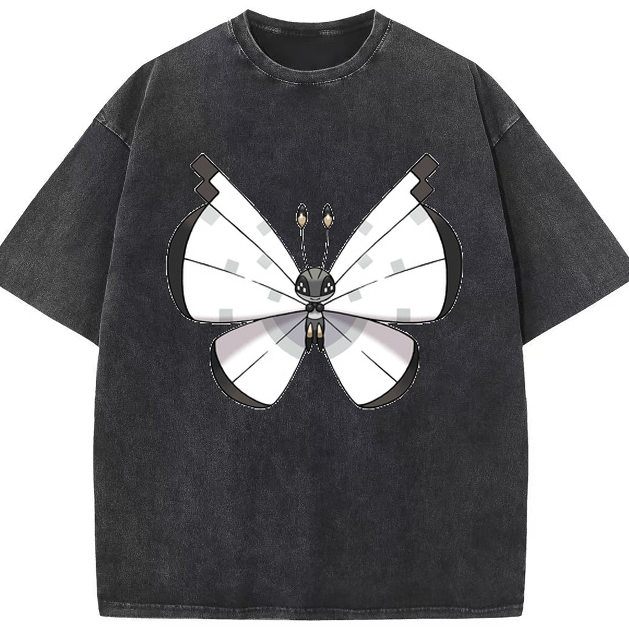（画像用） ポケットモンスター Pokémon 綿100% ヴィンテージ風 半袖Tシャツ（フロントプリント）