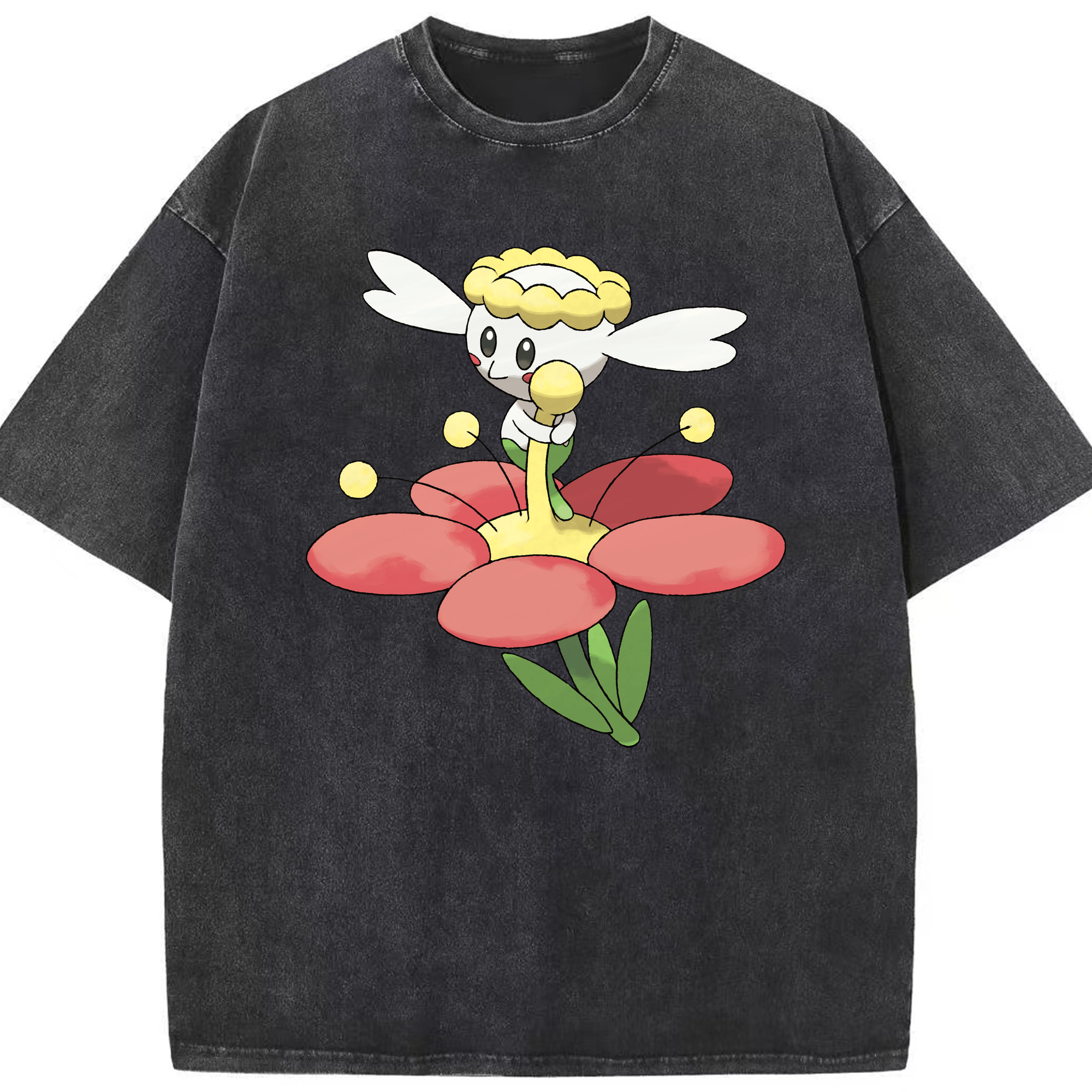 （画像用） ポケットモンスター Pokémon 綿100% ヴィンテージ風 半袖Tシャツ（フロントプリント）