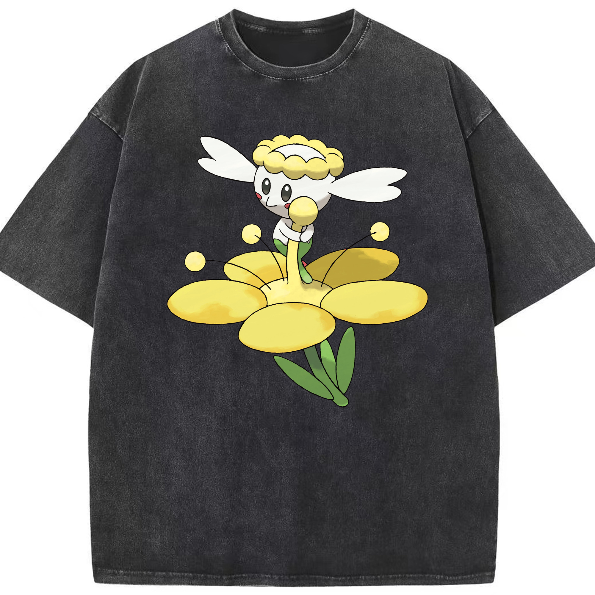 （画像用） ポケットモンスター Pokémon 綿100% ヴィンテージ風 半袖Tシャツ（フロントプリント）