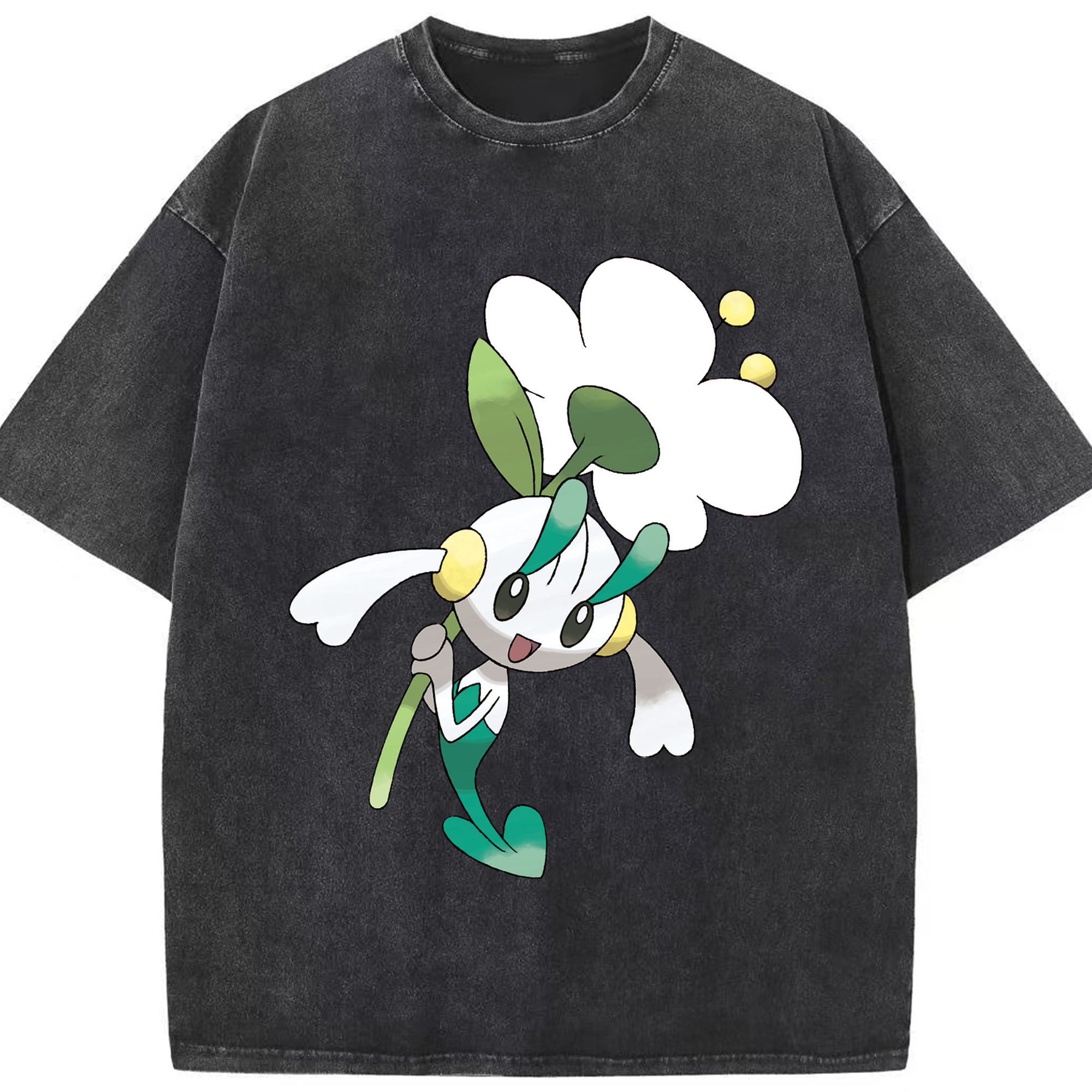 （画像用） ポケットモンスター Pokémon 綿100% ヴィンテージ風 半袖Tシャツ（フロントプリント）
