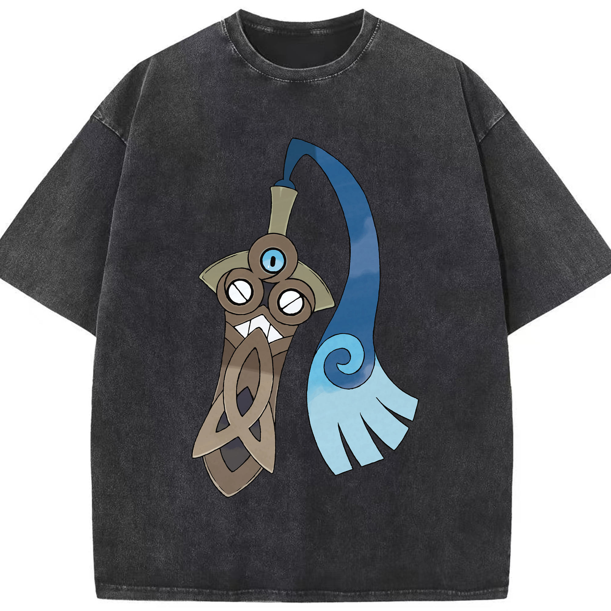 （画像用） ポケットモンスター Pokémon 綿100% ヴィンテージ風 半袖Tシャツ（フロントプリント）