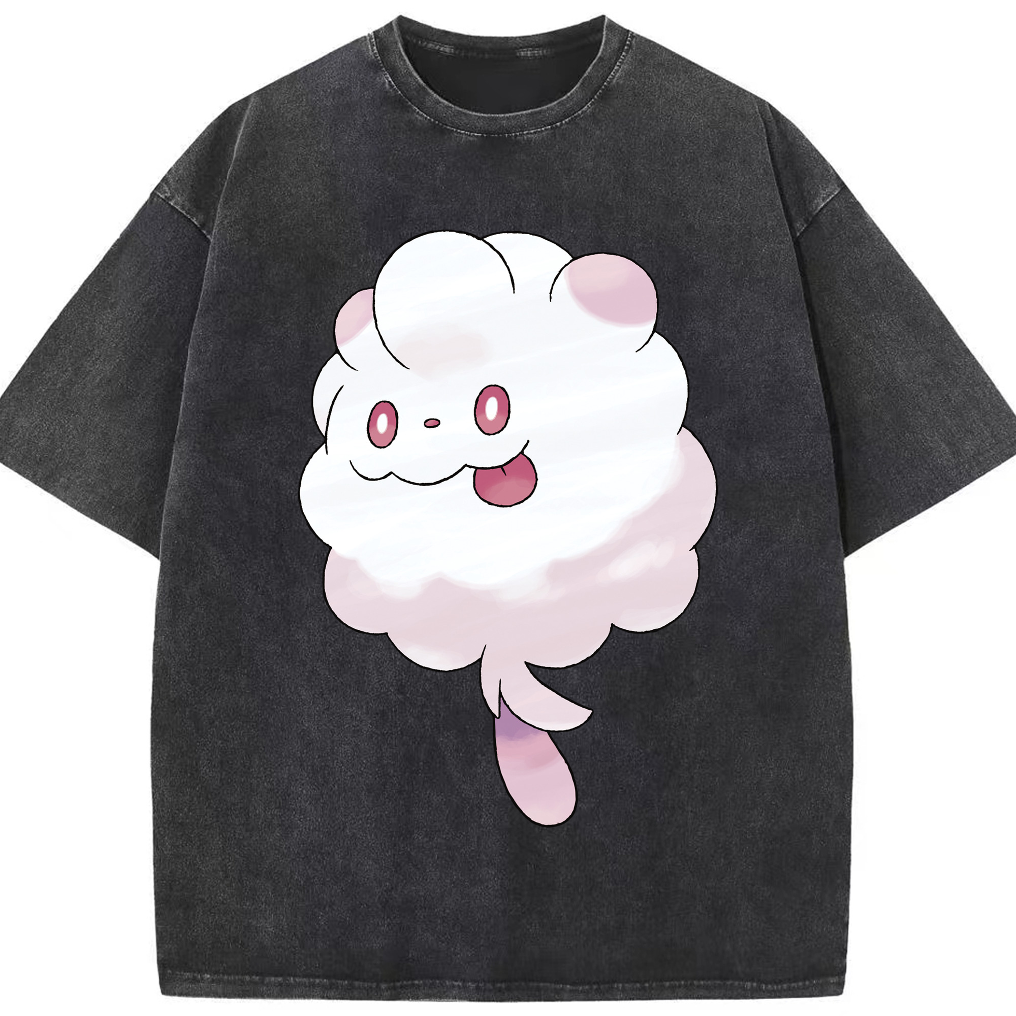 （画像用） ポケットモンスター Pokémon 綿100% ヴィンテージ風 半袖Tシャツ（フロントプリント）