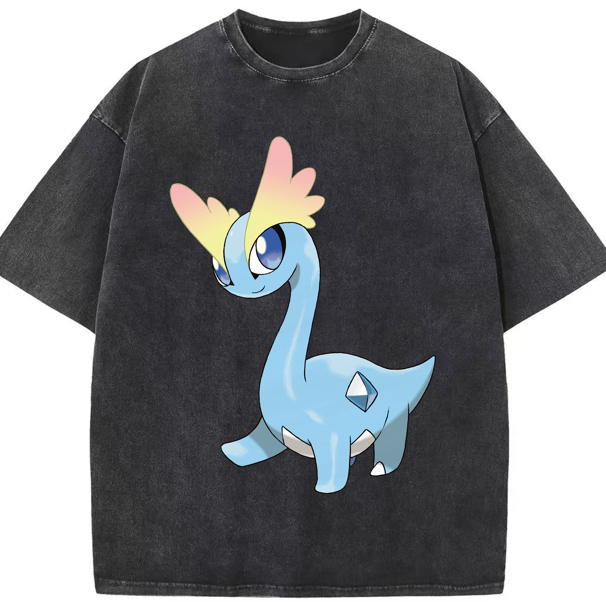 （画像用） ポケットモンスター Pokémon 綿100% ヴィンテージ風 半袖Tシャツ（フロントプリント）