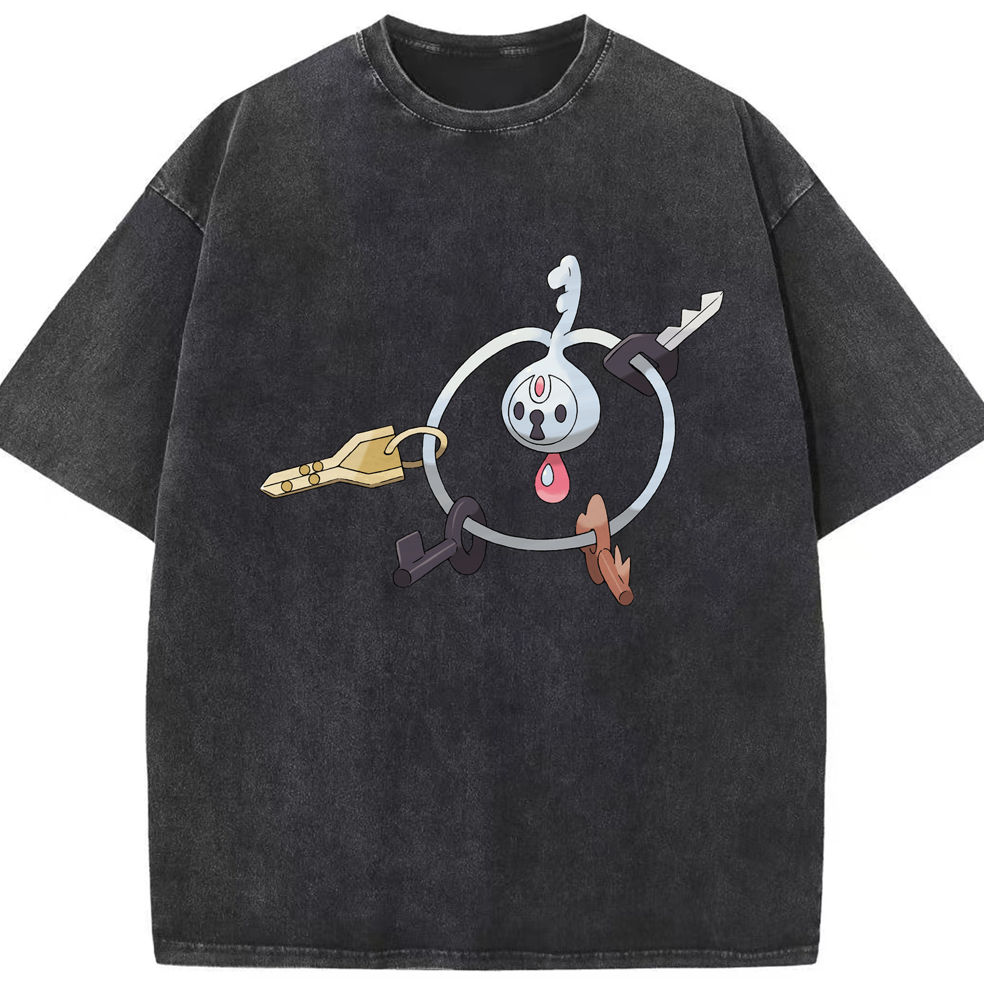 （画像用） ポケットモンスター Pokémon 綿100% ヴィンテージ風 半袖Tシャツ（フロントプリント）