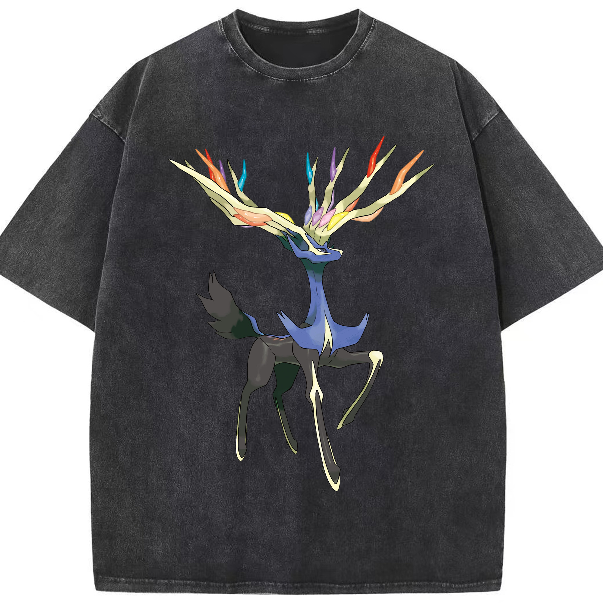 （画像用） ポケットモンスター Pokémon 綿100% ヴィンテージ風 半袖Tシャツ（フロントプリント）