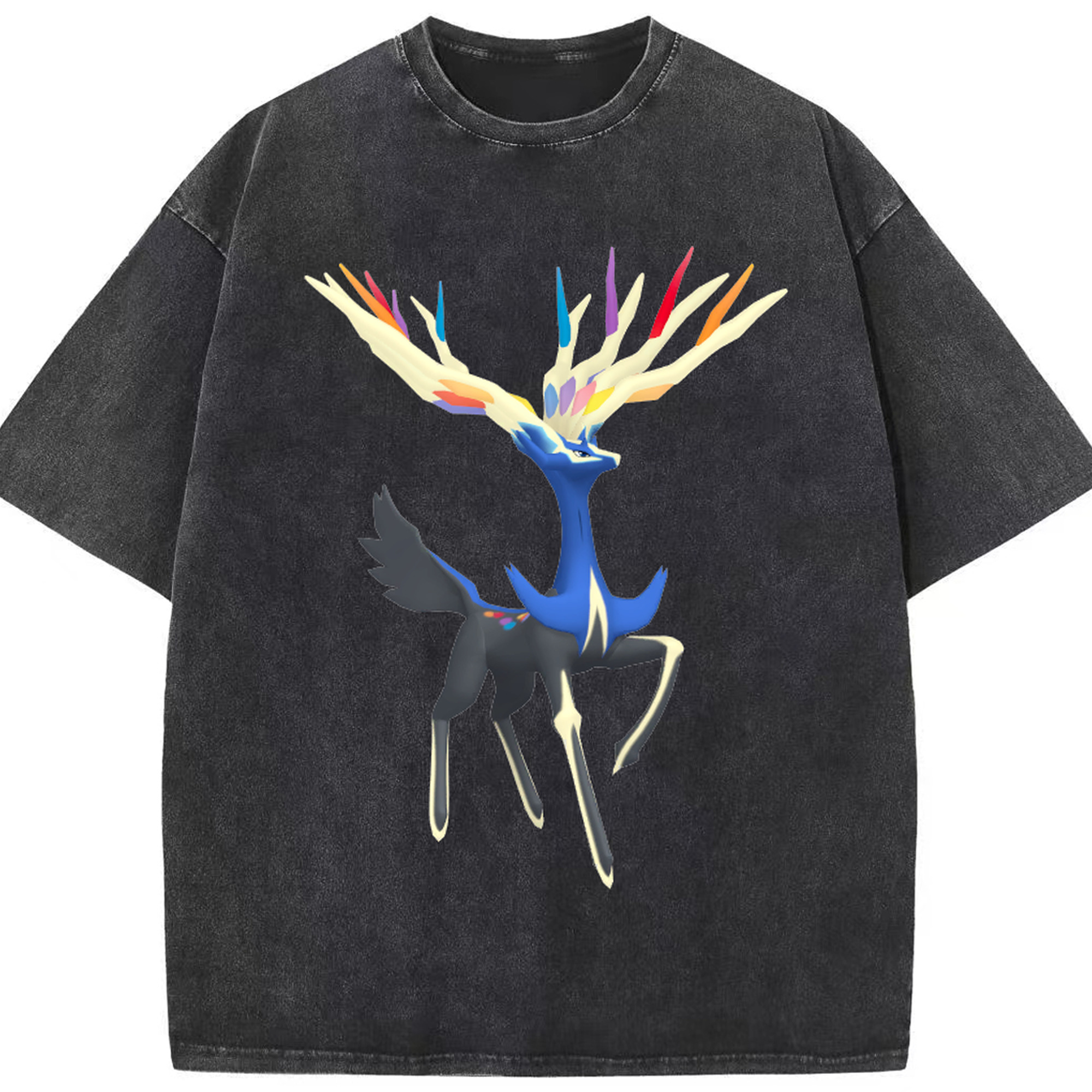 （画像用） ポケットモンスター Pokémon 綿100% ヴィンテージ風 半袖Tシャツ（フロントプリント）